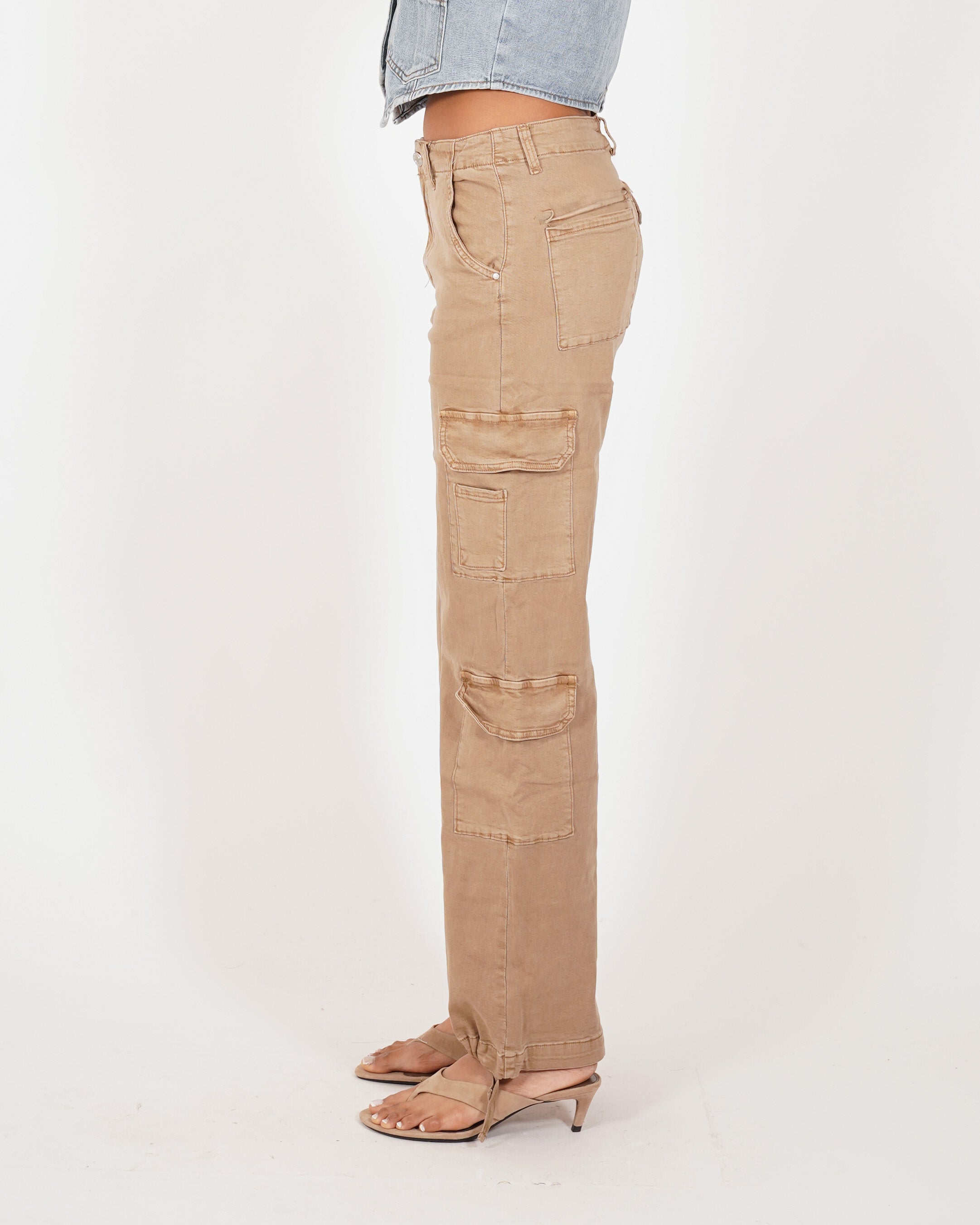 Pantaloni cargo in tessuto di cotone - Nellie