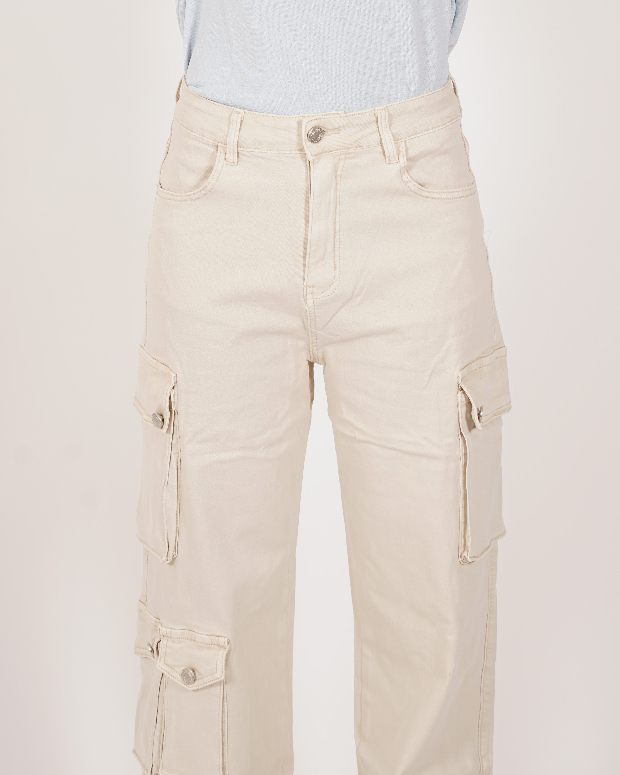 Pantaloni cargo in tessuto di cotone - Arabella