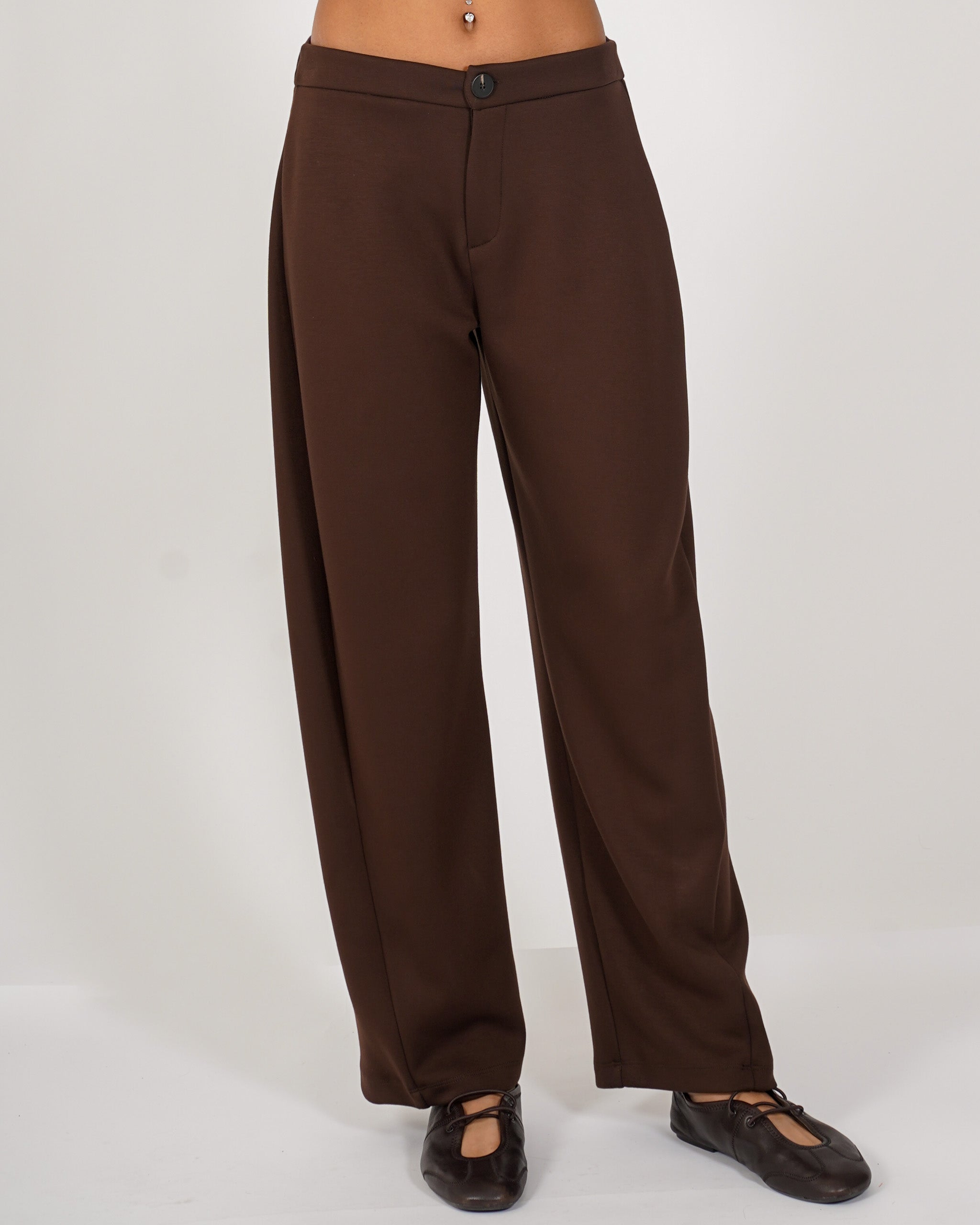 Pantaloni regular fit in felpa - Amorosa