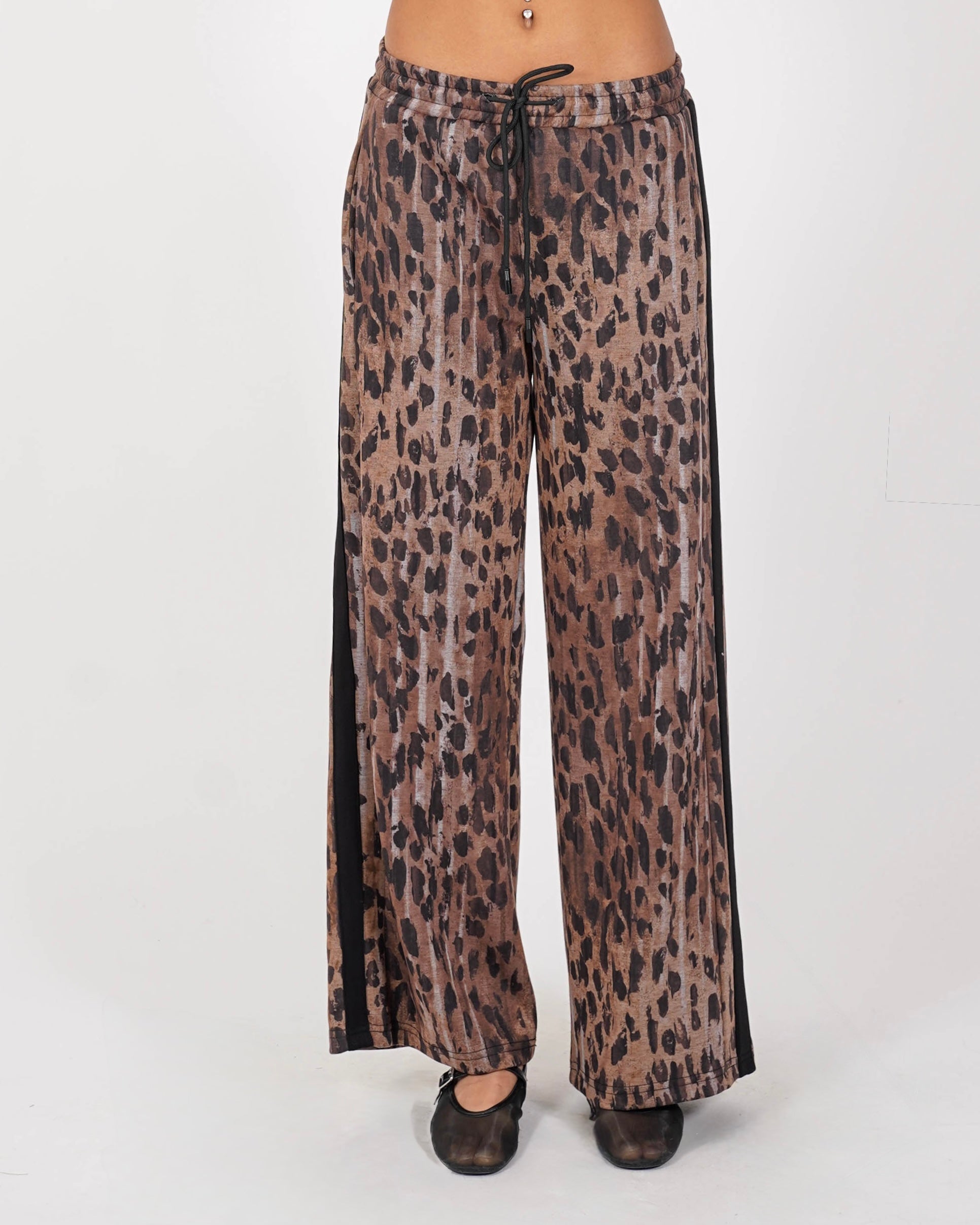 Pantaloni jogger con stampa maculata - Lucia