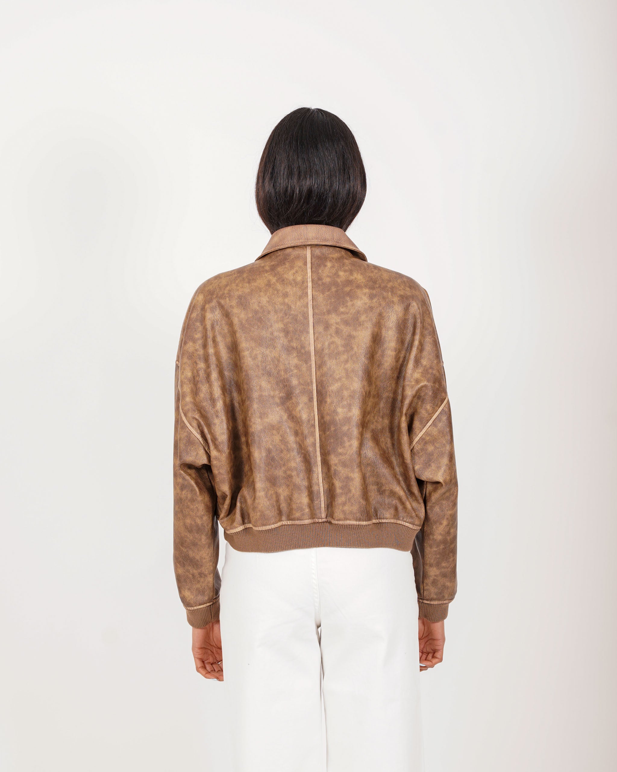 Bomber over in ecopelle - Martini