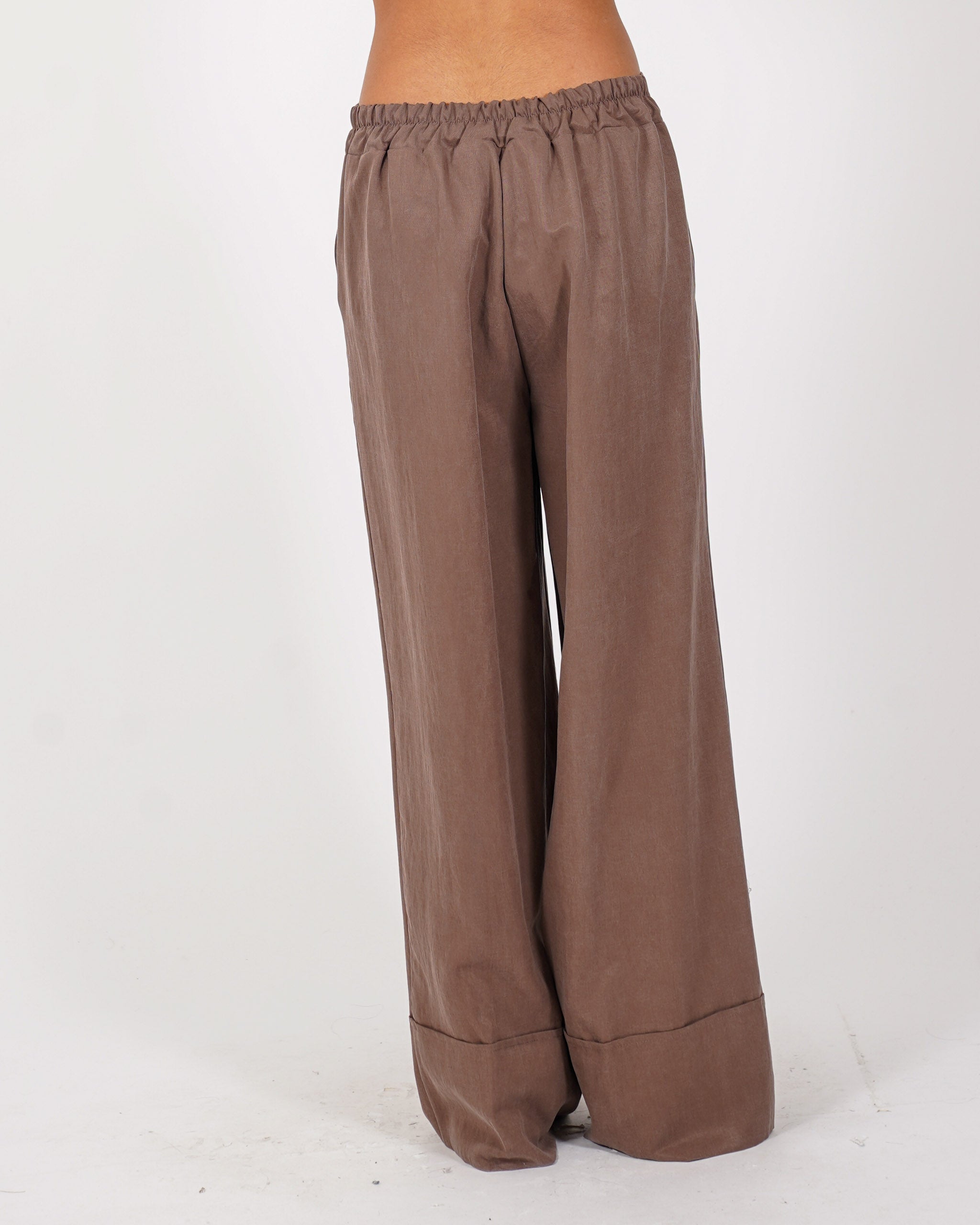 Pantaloni in tessuto fluido gamba larga - Harvej