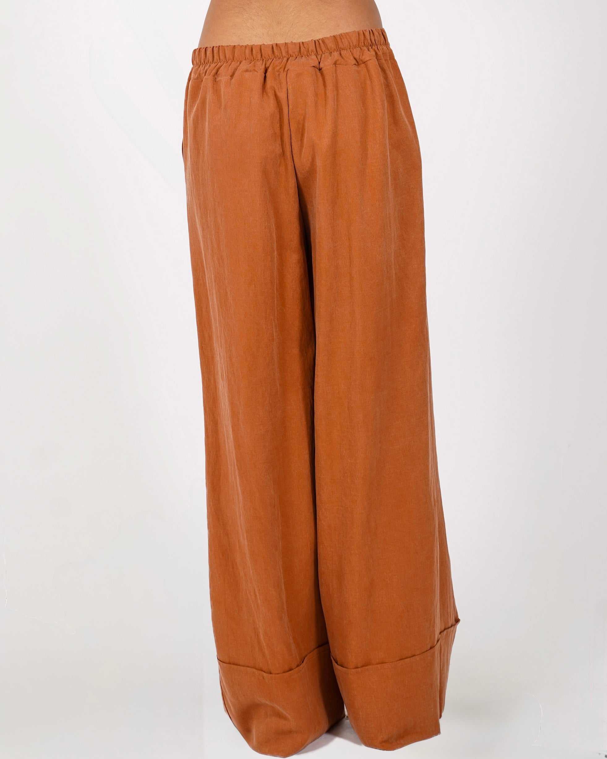 Pantaloni in tessuto fluido gamba larga - Harvej