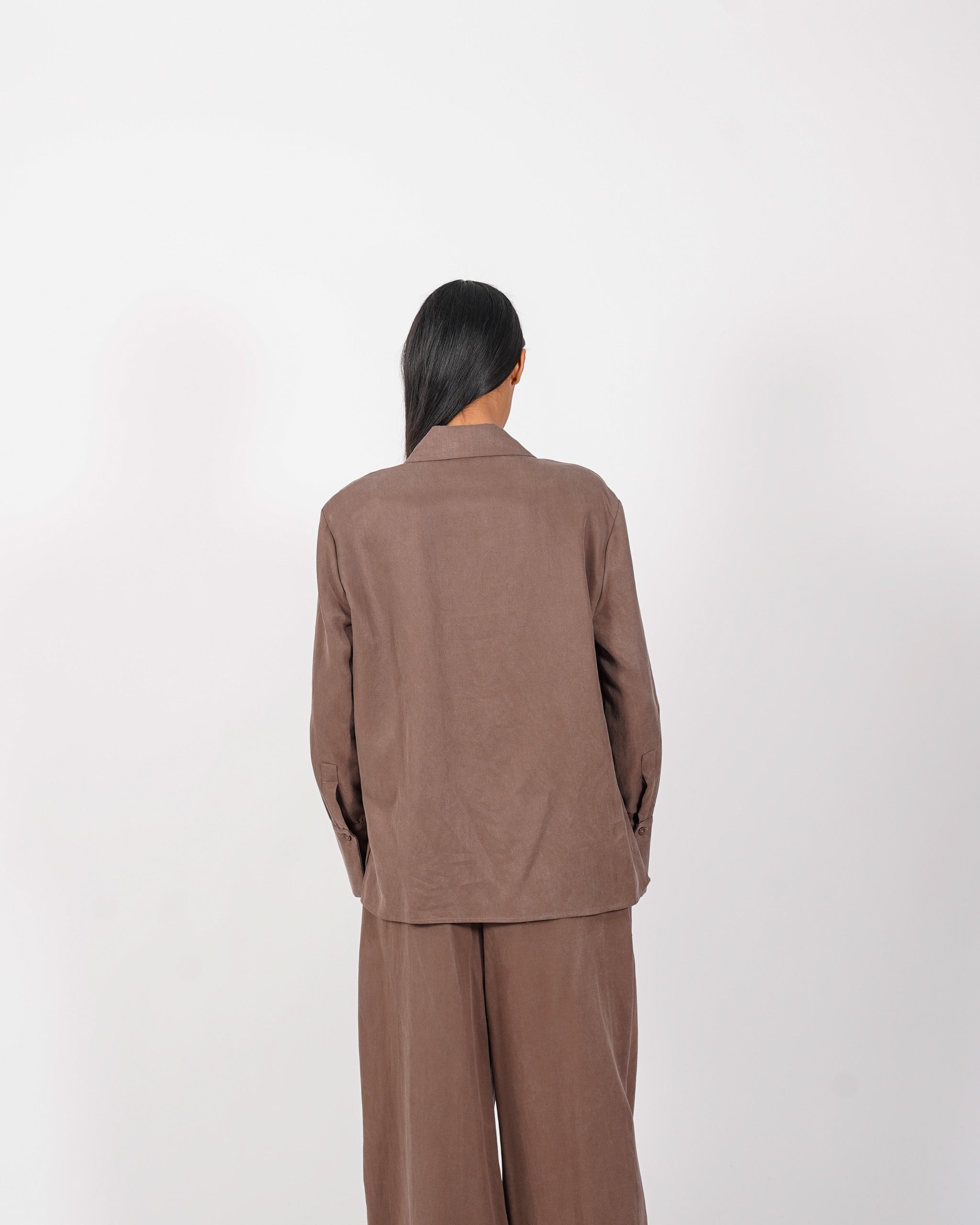 Camicia over con dettaglio sul lato - Desideria