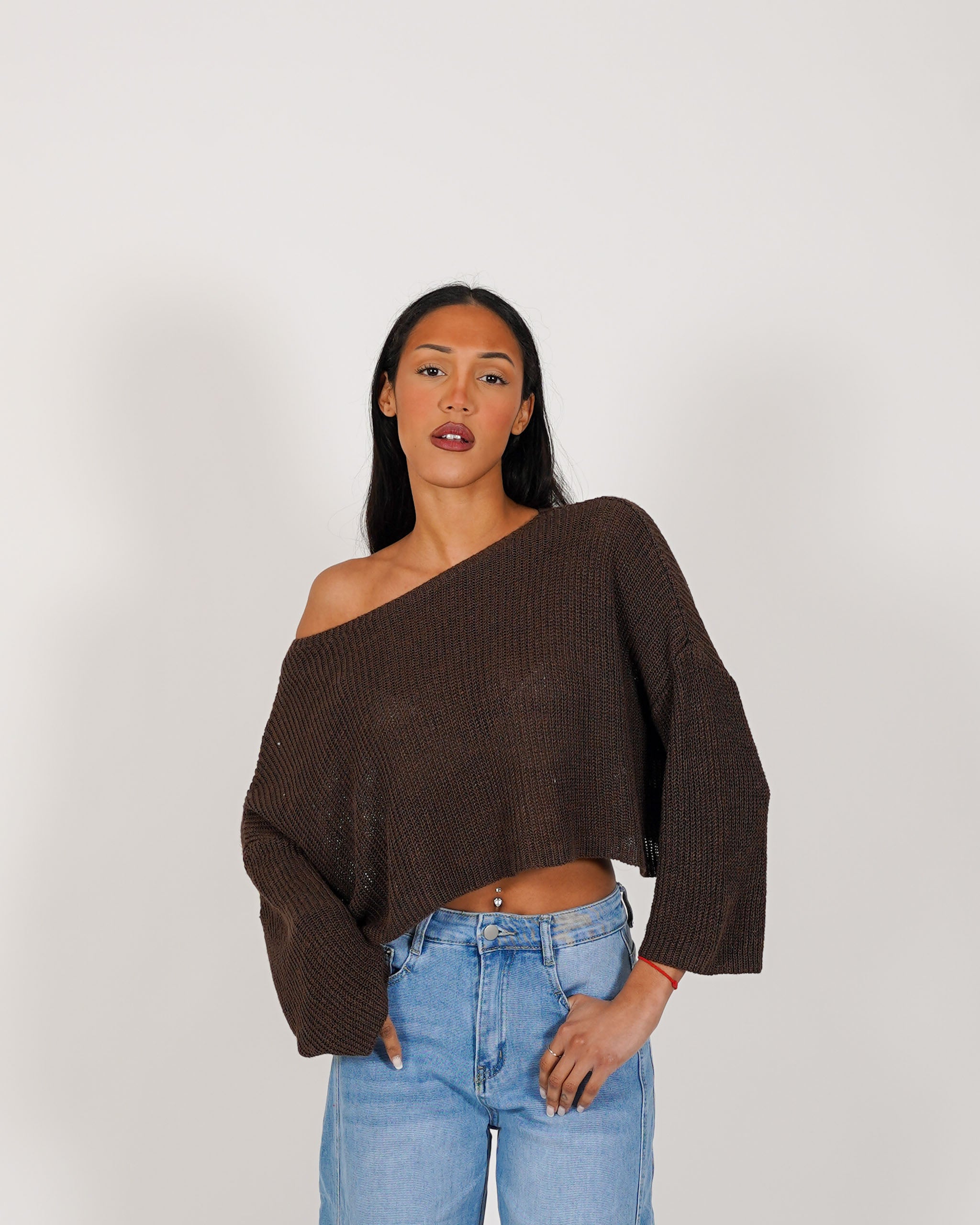 Maglia girocollo in cotone - Zenobia