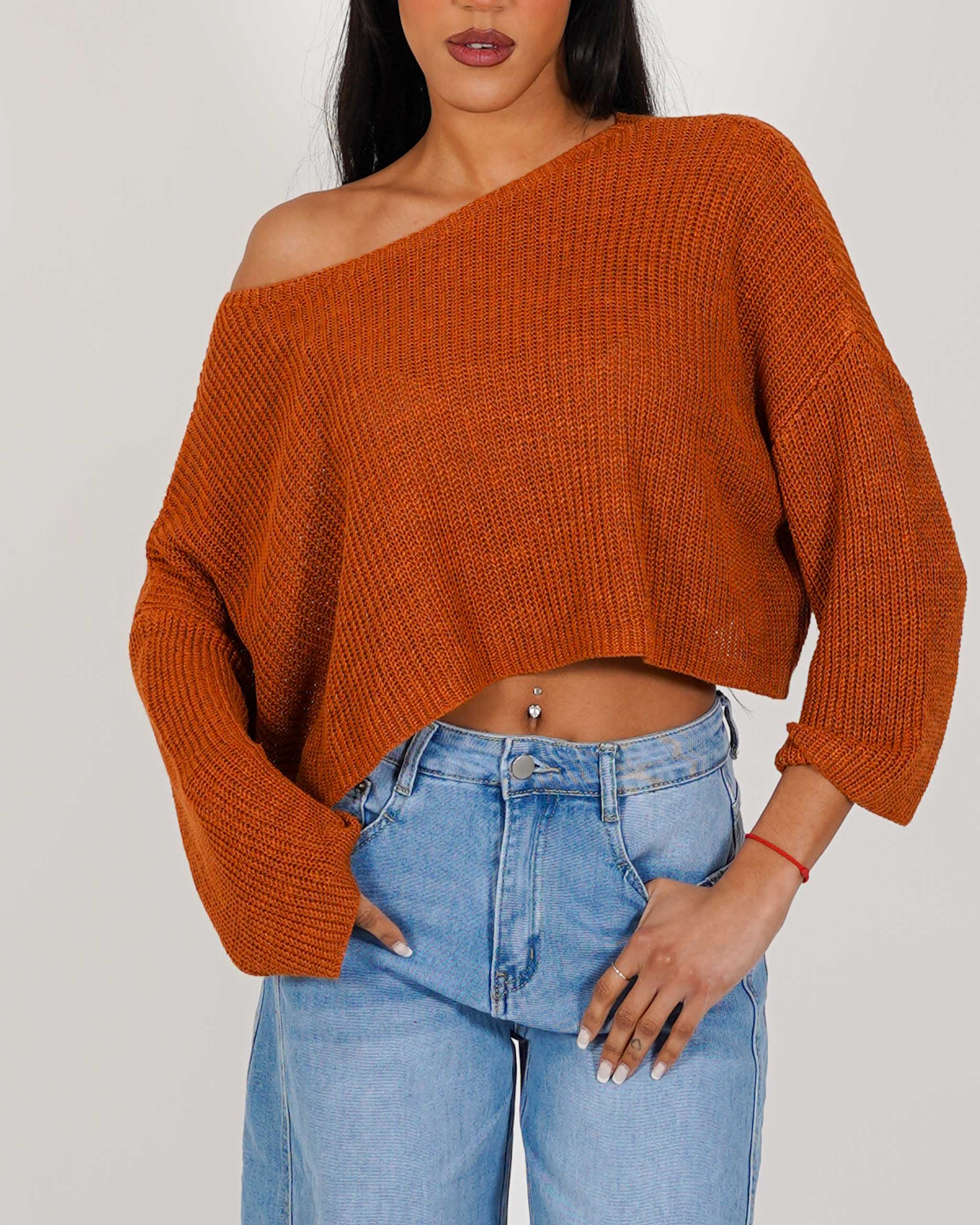 Maglia girocollo in cotone - Zenobia