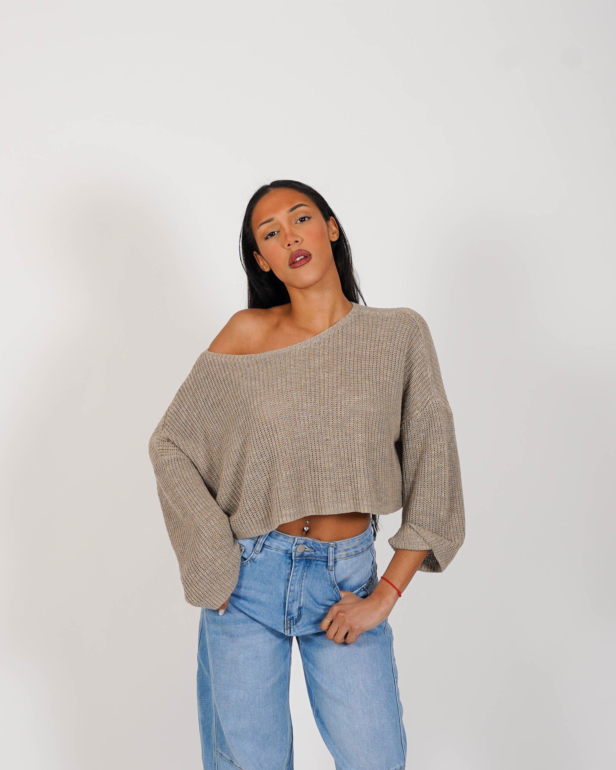 Maglia girocollo in cotone - Zenobia