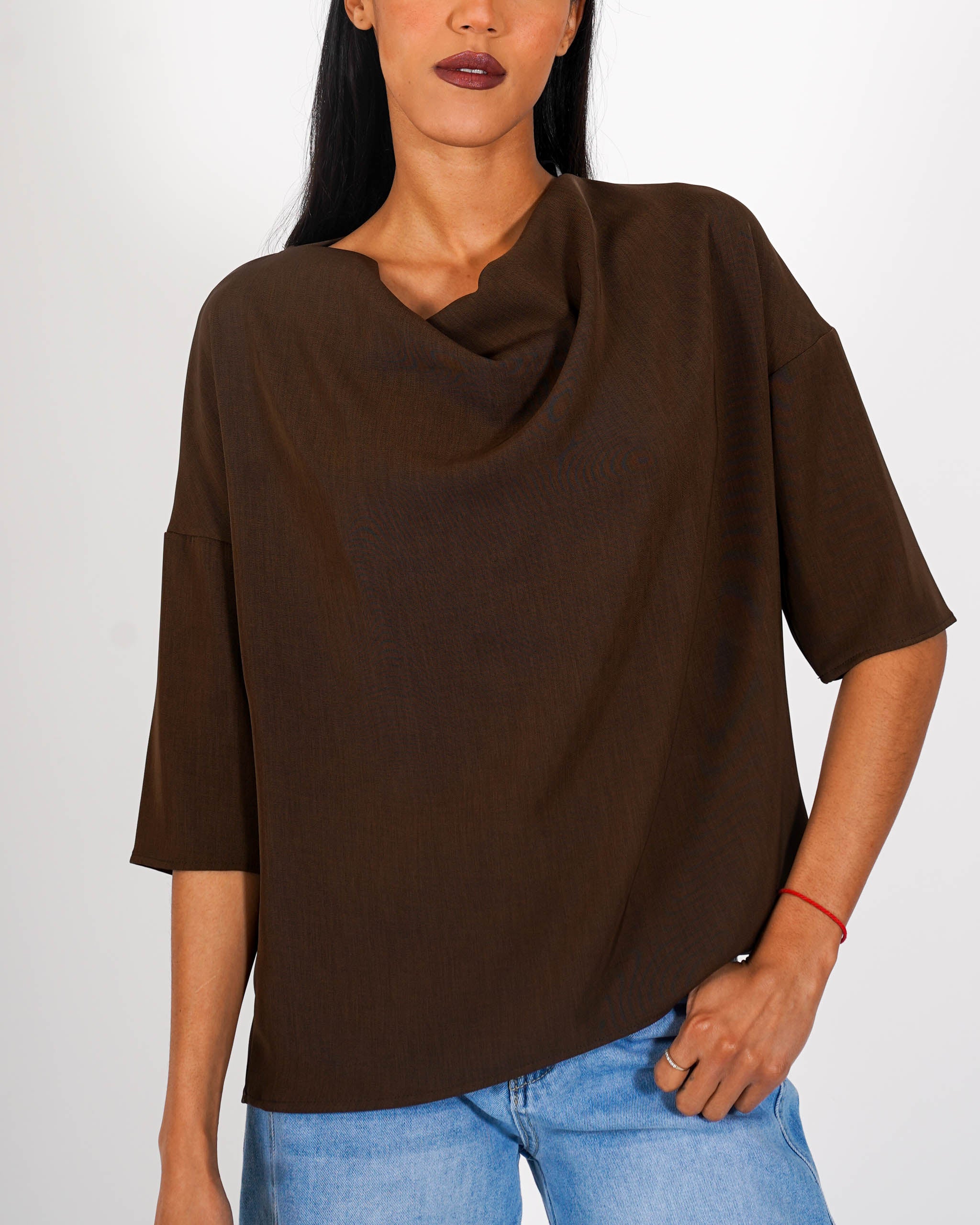 Felpa over con collo a gronda - Gaudienza