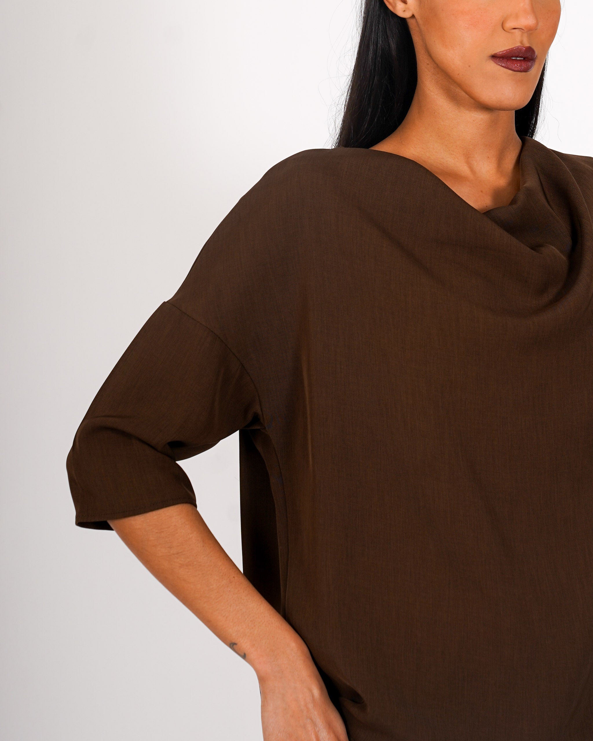 Felpa over con collo a gronda - Gaudienza