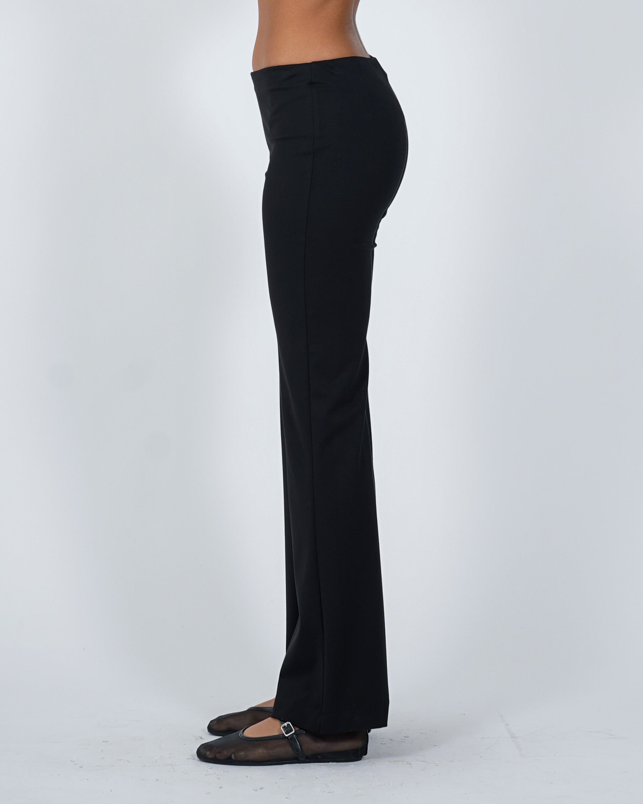 Pantaloni slim fit con elastico in ecofibra - Saladina