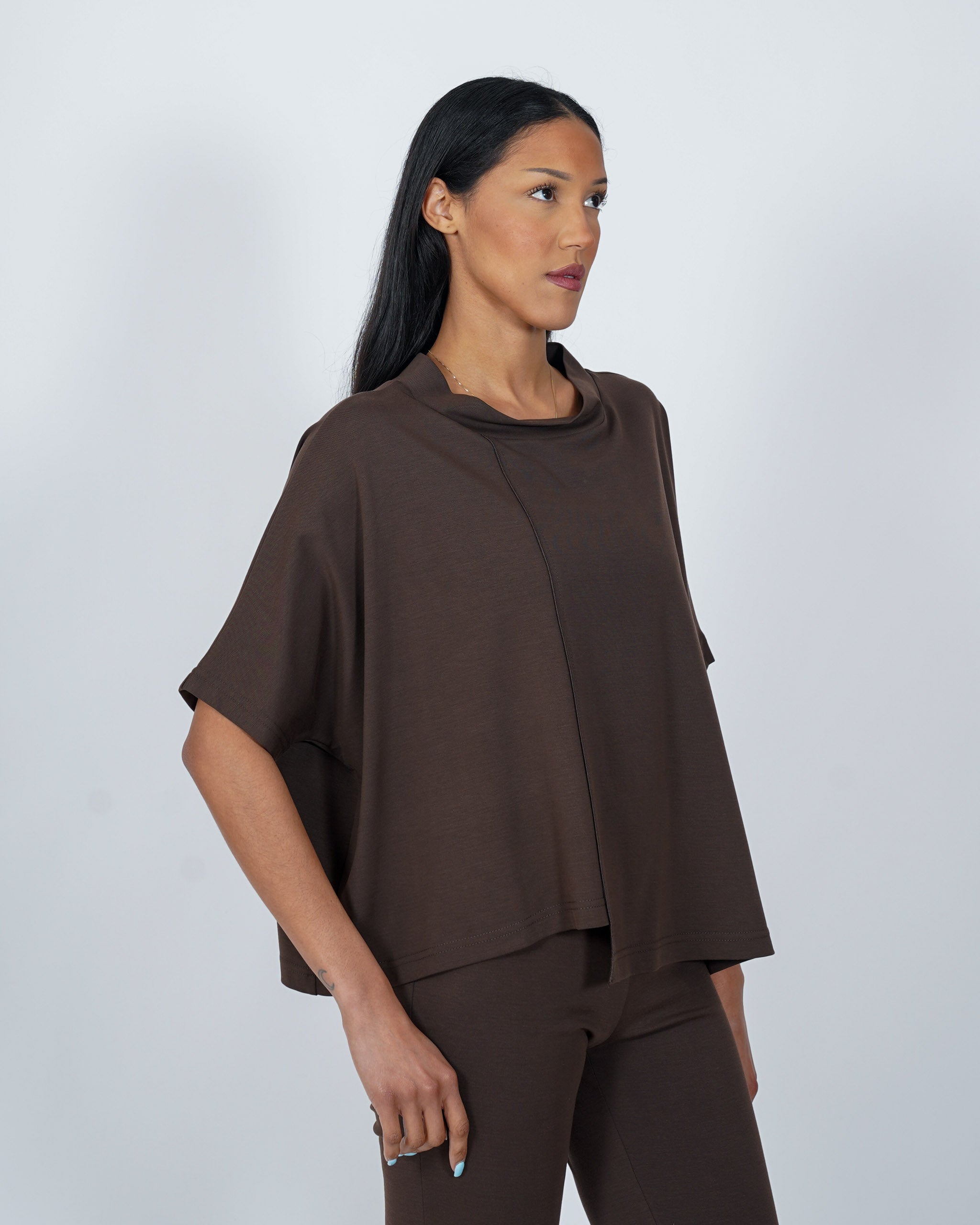 Blusa over asimmetrica - Santina
