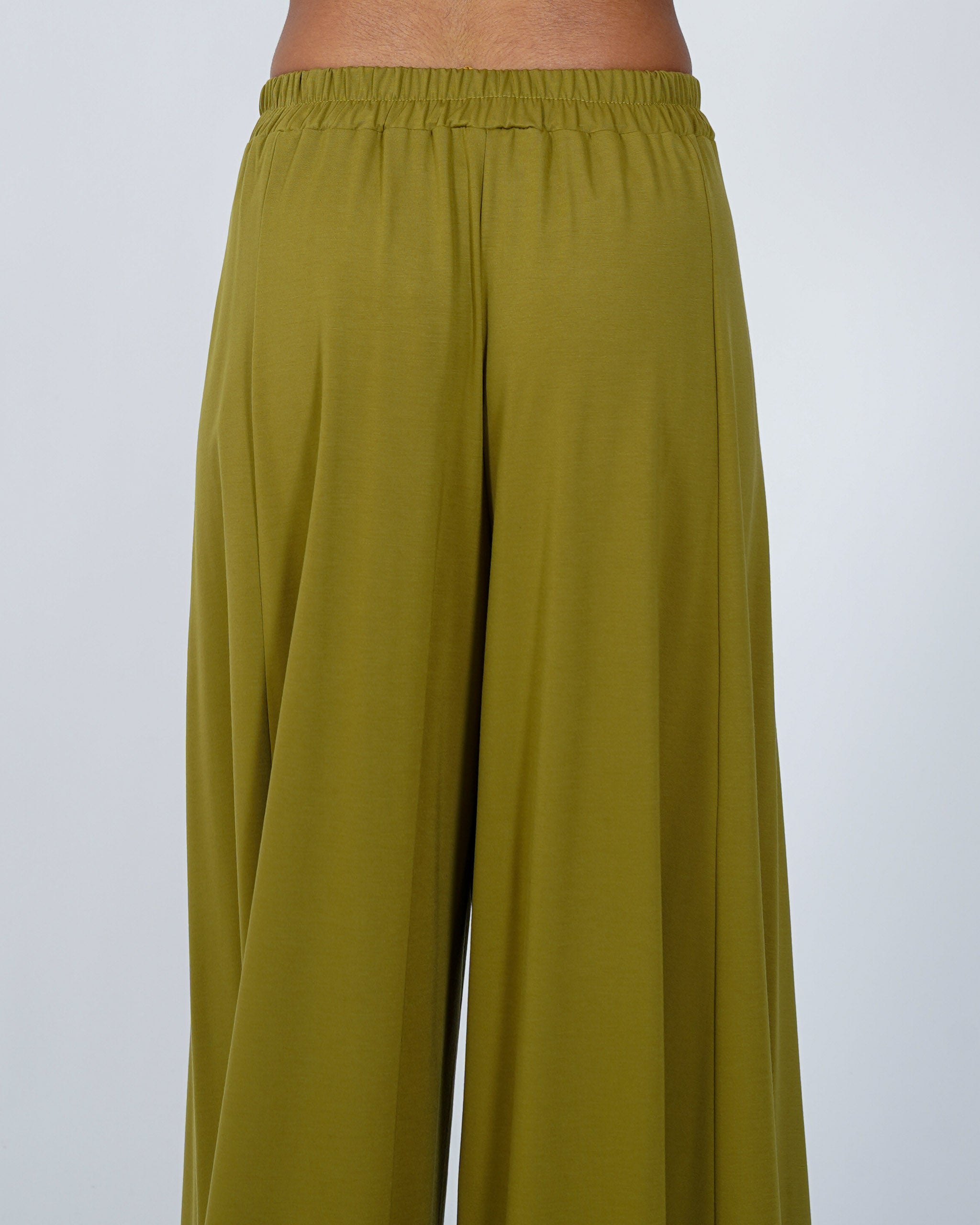 Pantaloni con baschina e gamba larga - Karen