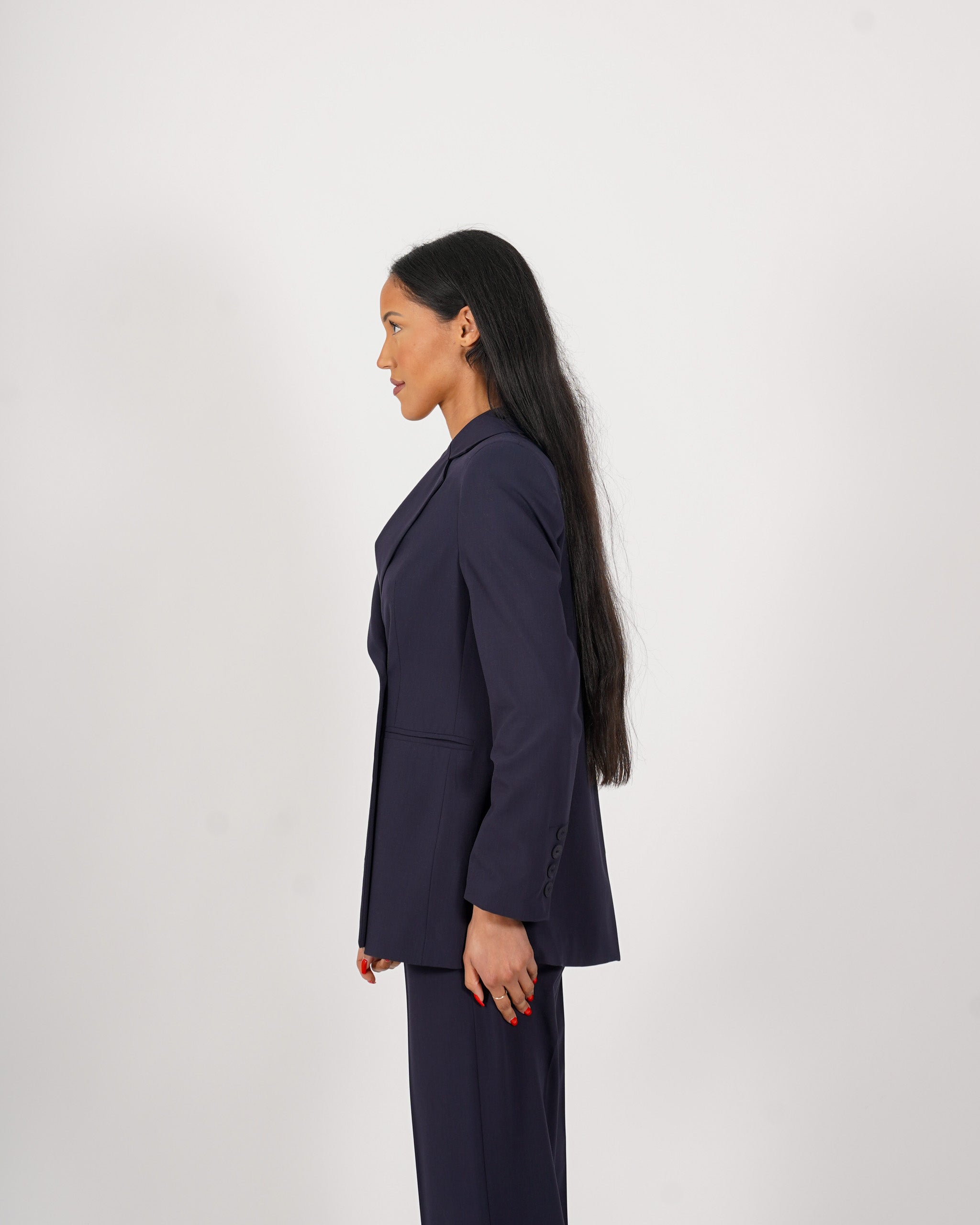 Giacca monopetto con bottone laterale - Lunatica