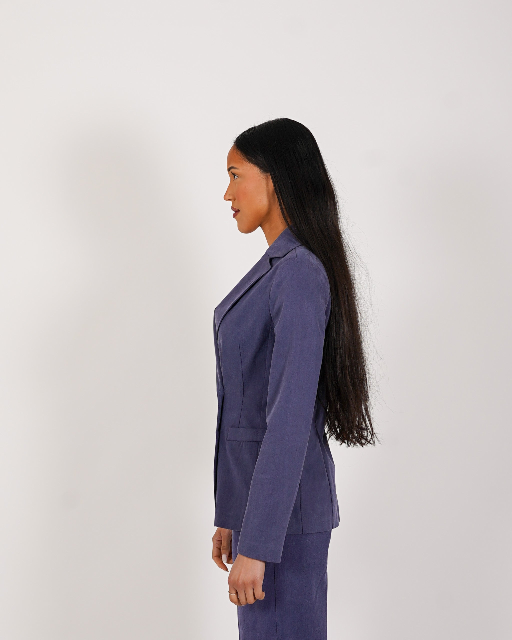 Giacca doppio petto in denim stretch - Guatapè