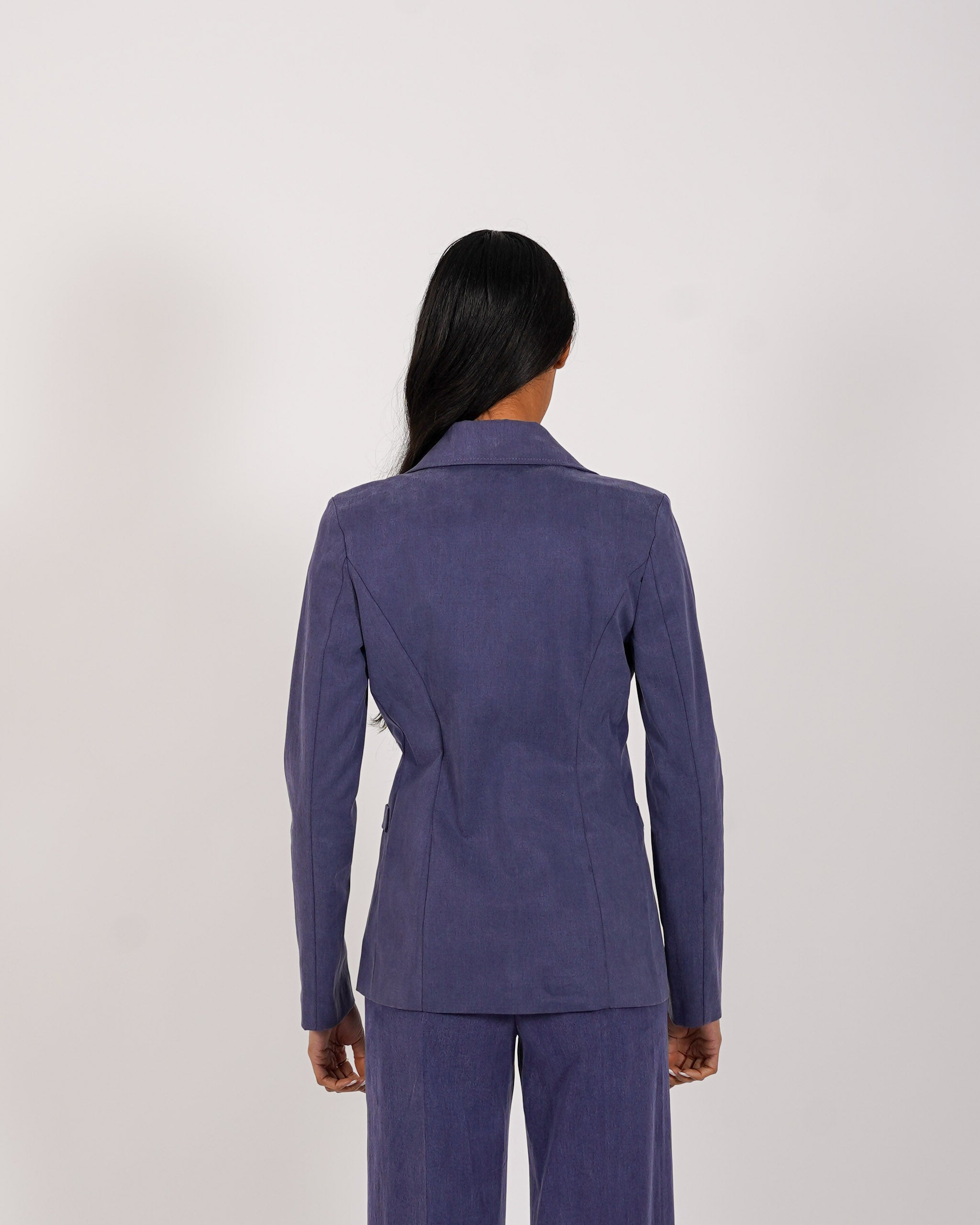 Giacca doppio petto in denim stretch - Guatapè