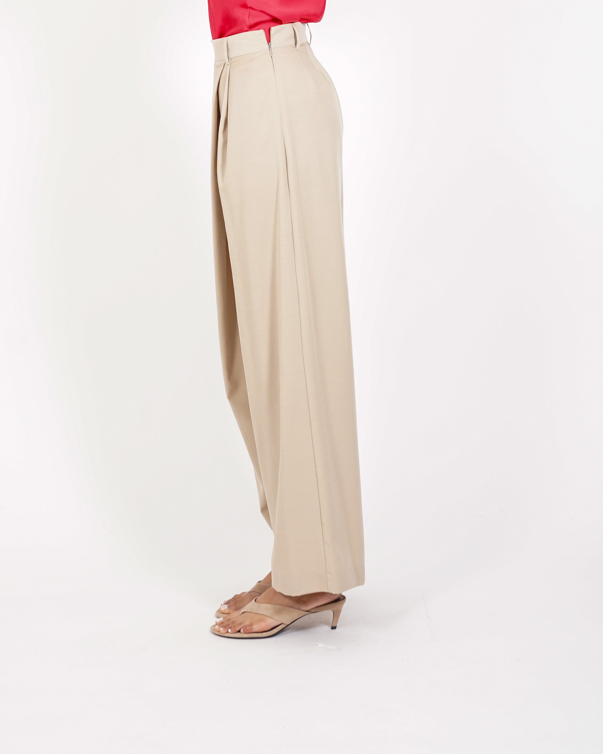 Pantaloni portafoglio gamba larga in ecofibra - Penosa