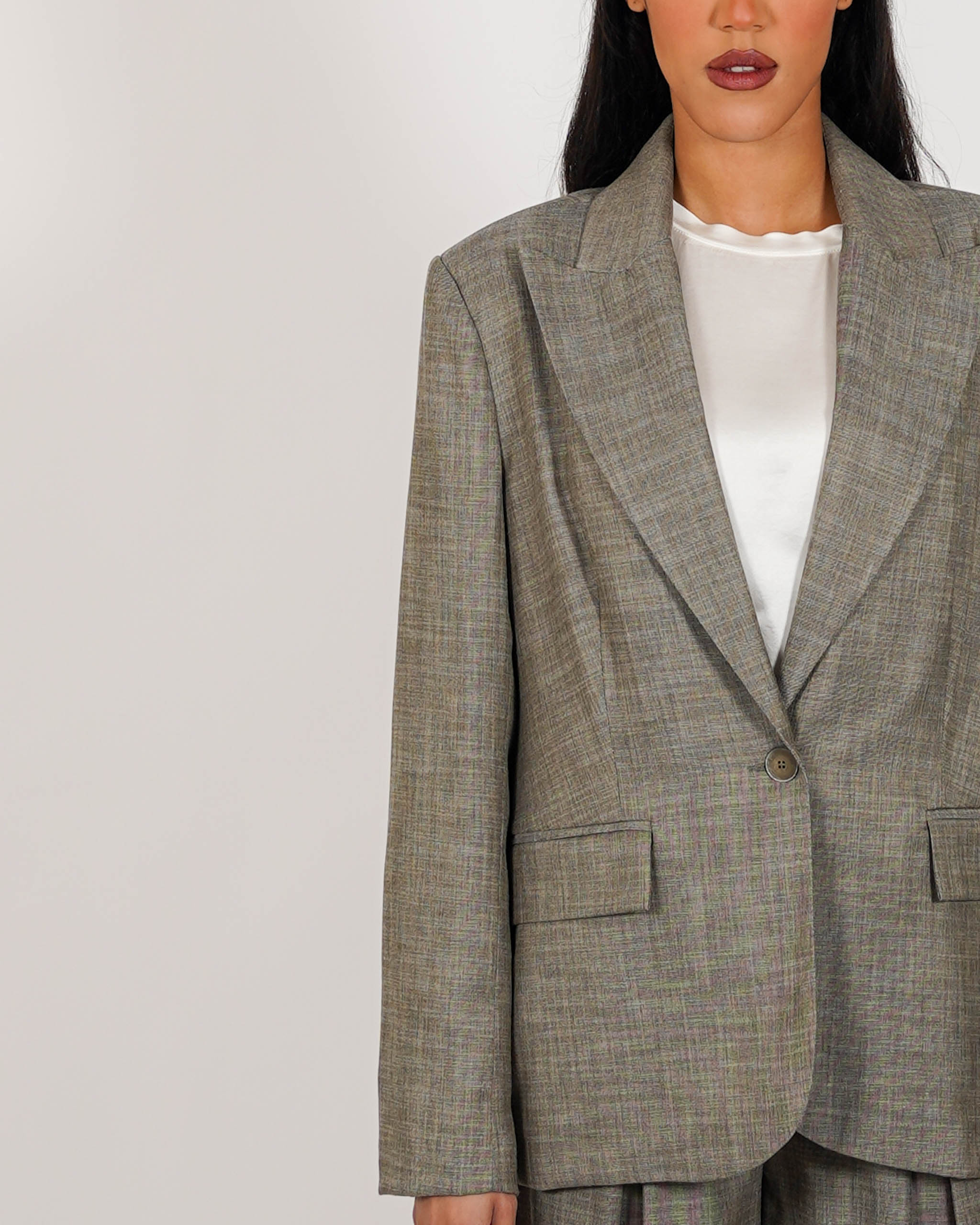 Giacca monopetto in ecofibra - Restia