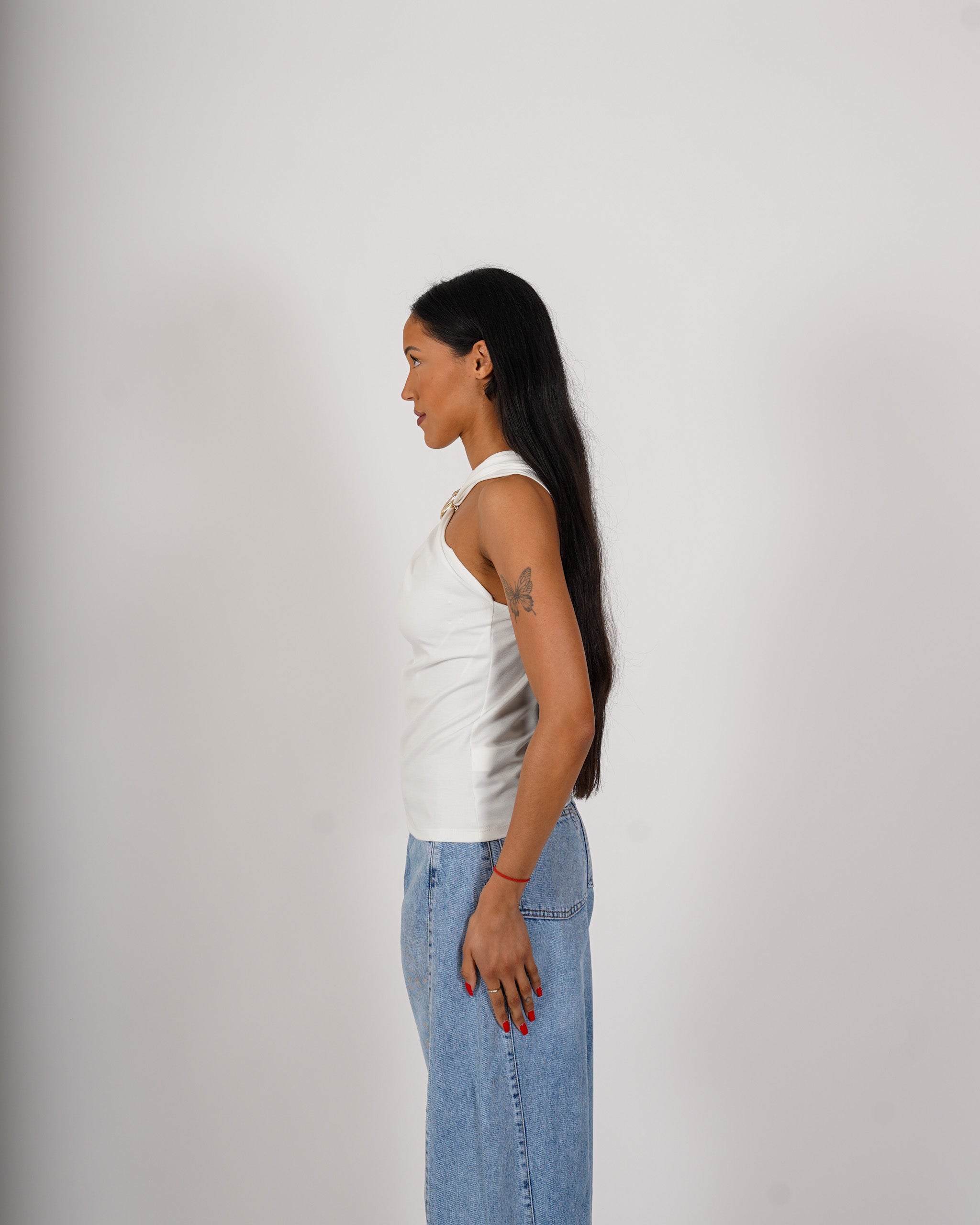 Maglia ad incrocio con nodo - Pretesa