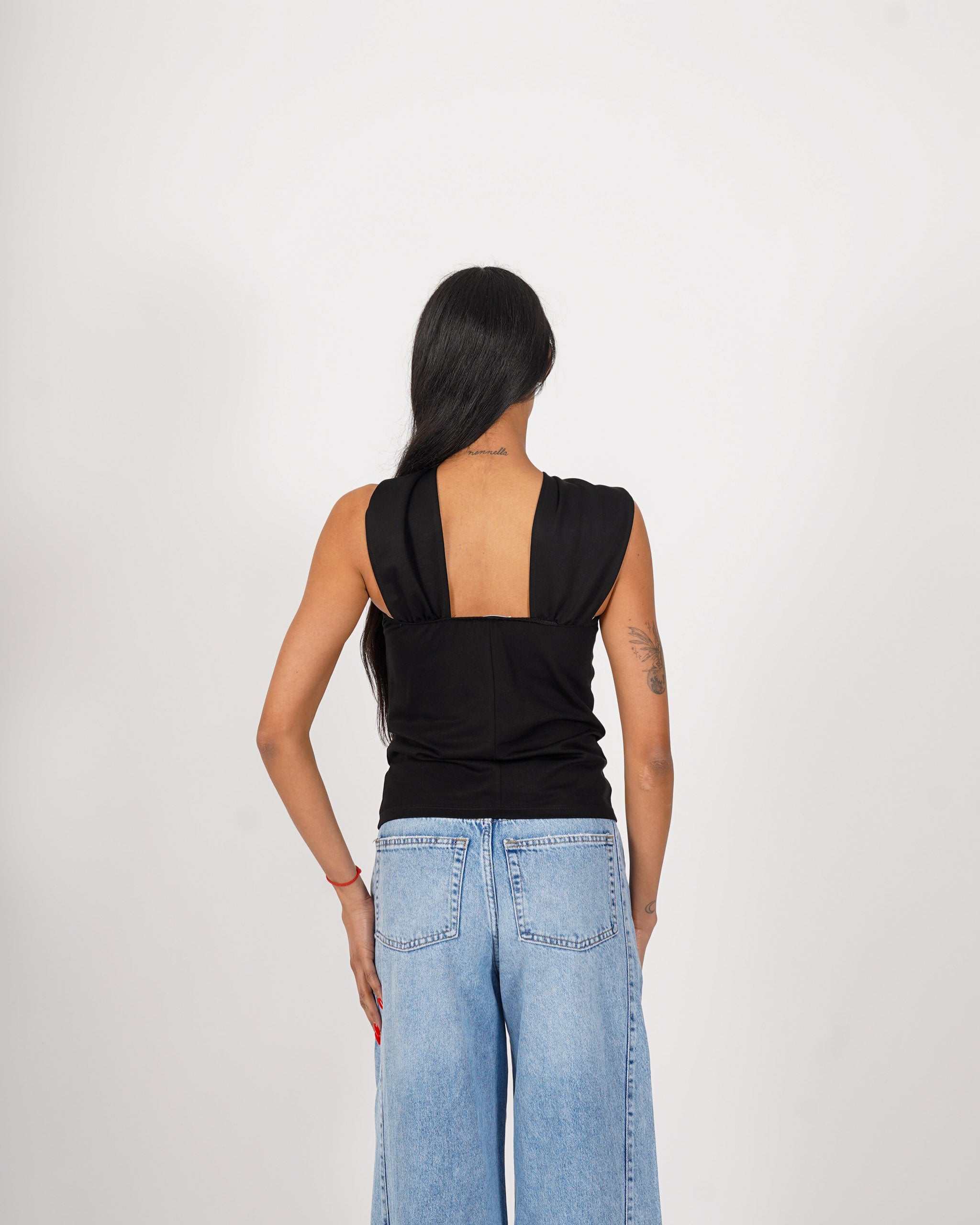 Maglia ad incrocio con nodo - Pretesa