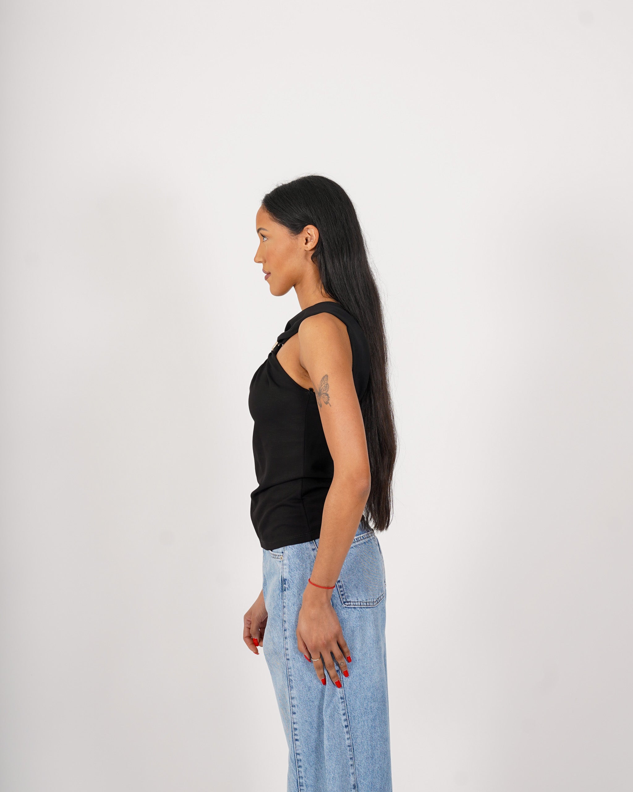 Maglia ad incrocio con nodo - Pretesa