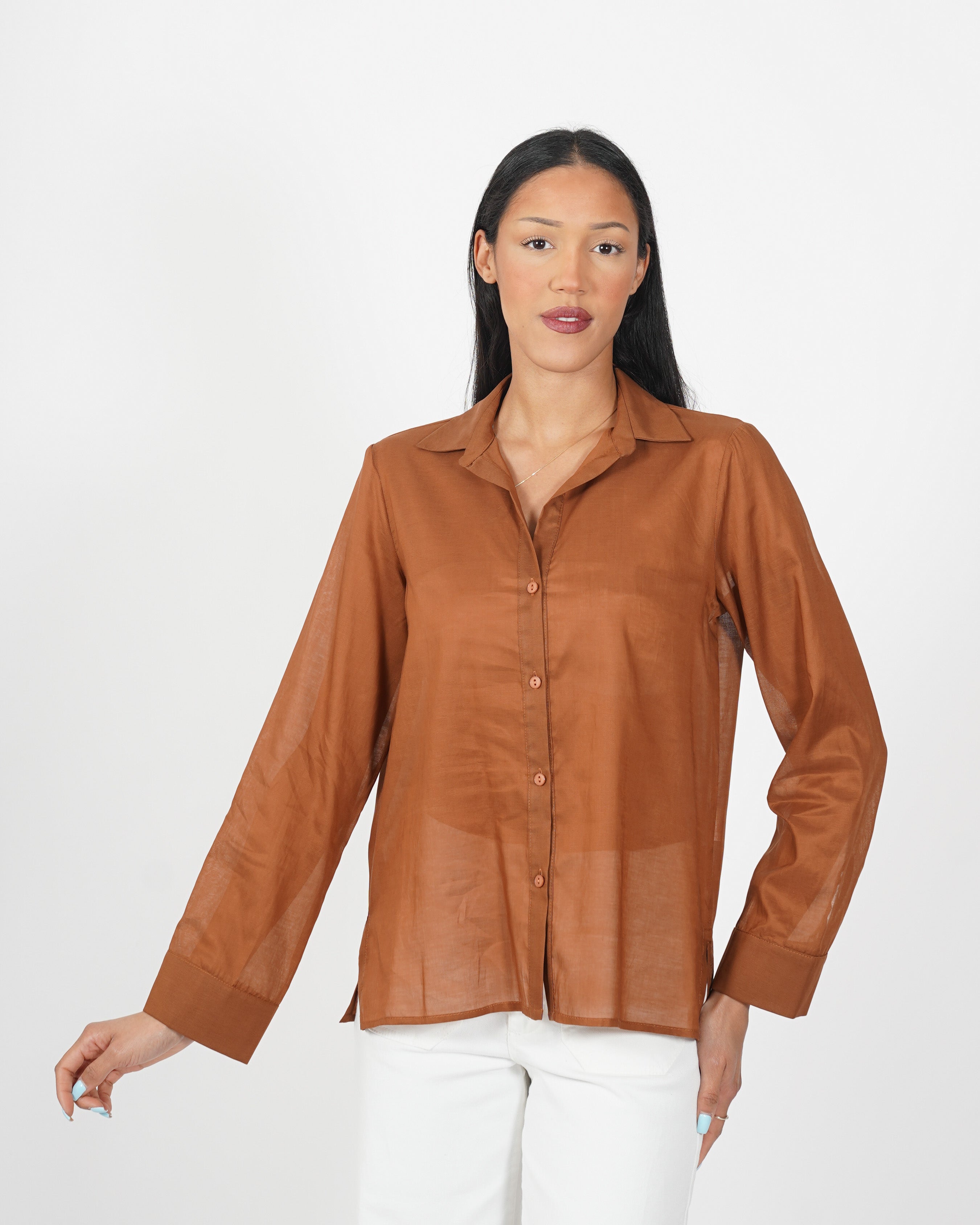 Camicia manica lunga regular fit - Selenia