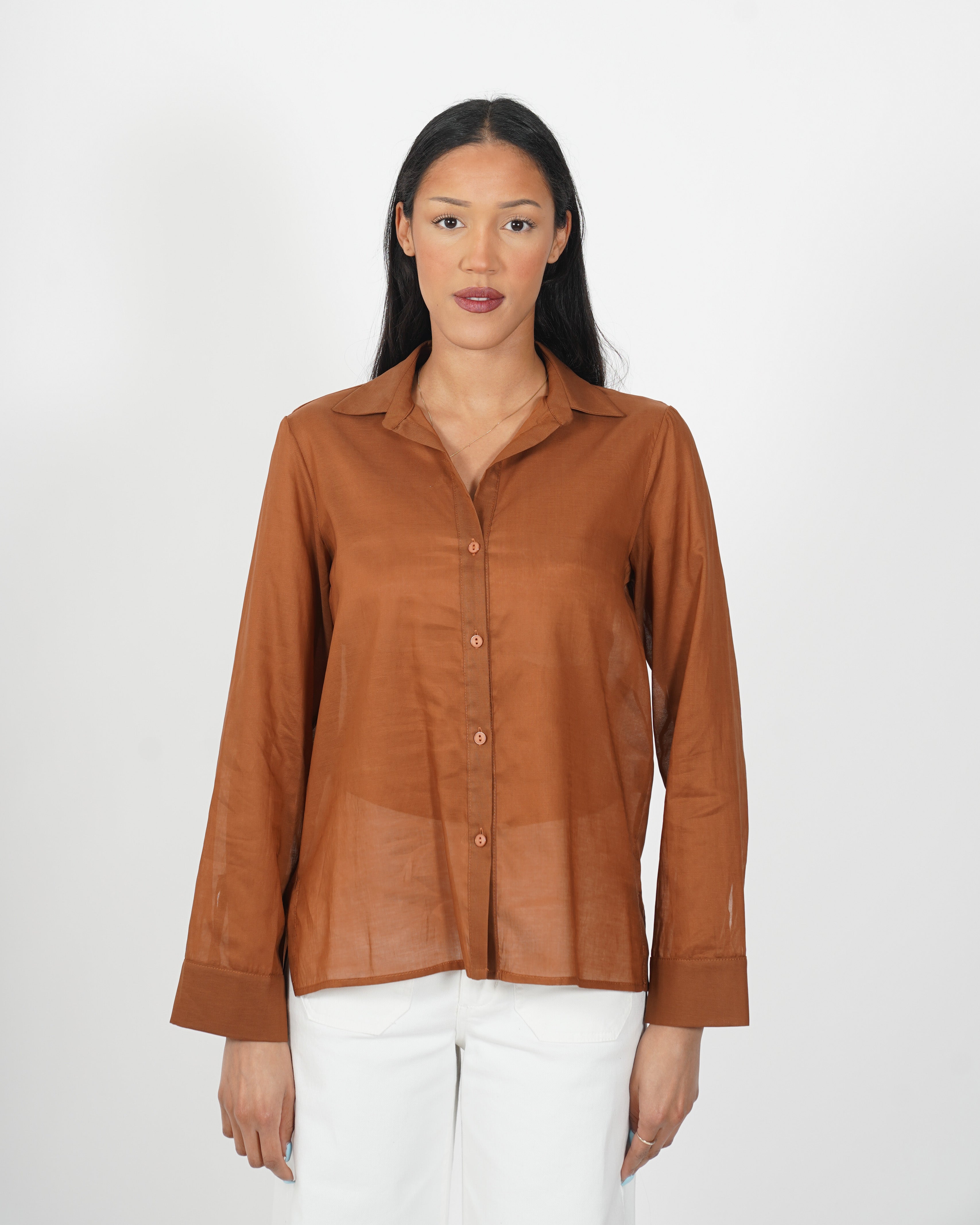Camicia manica lunga regular fit - Selenia