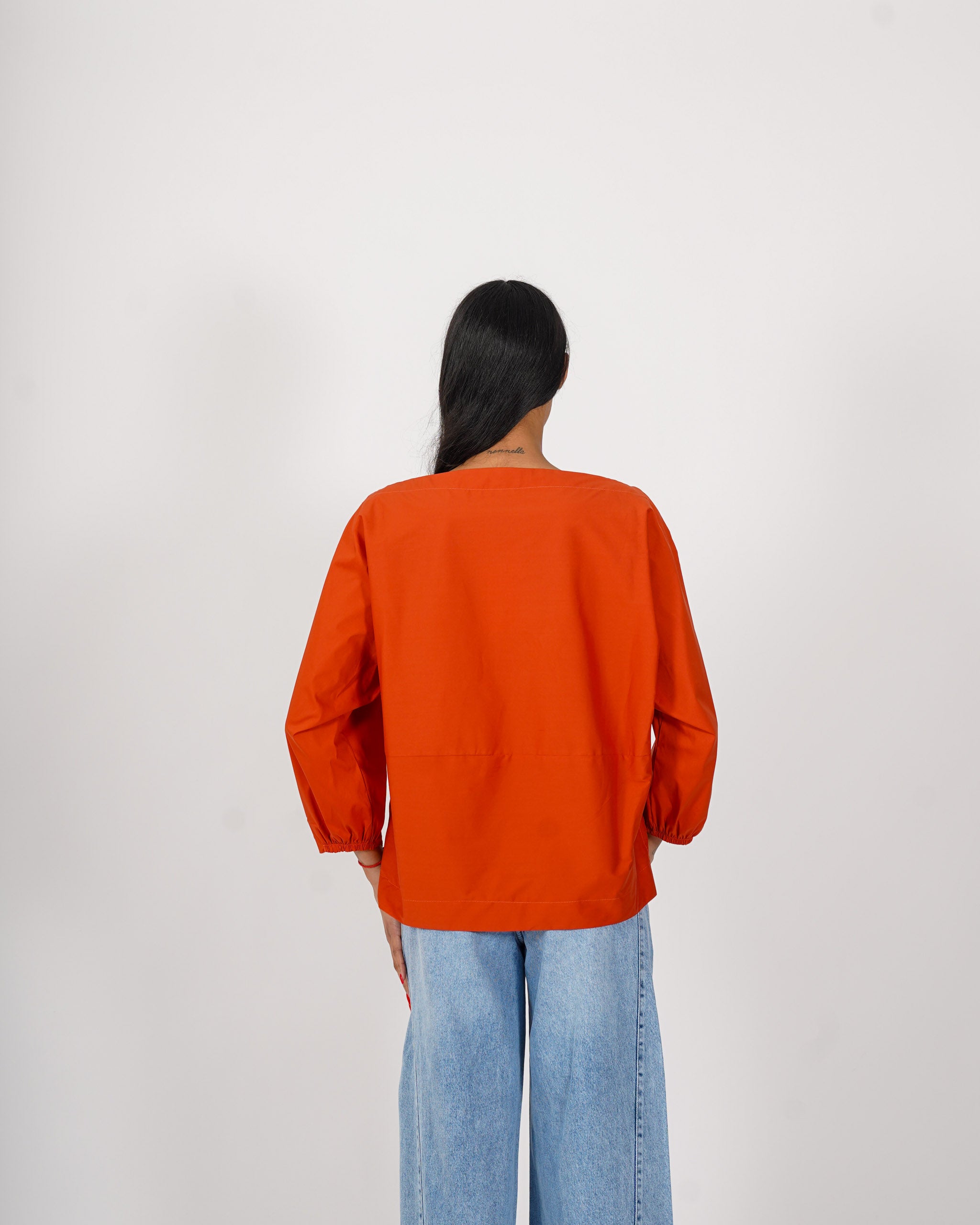 Blusa manica lunga in cotone - Beppa