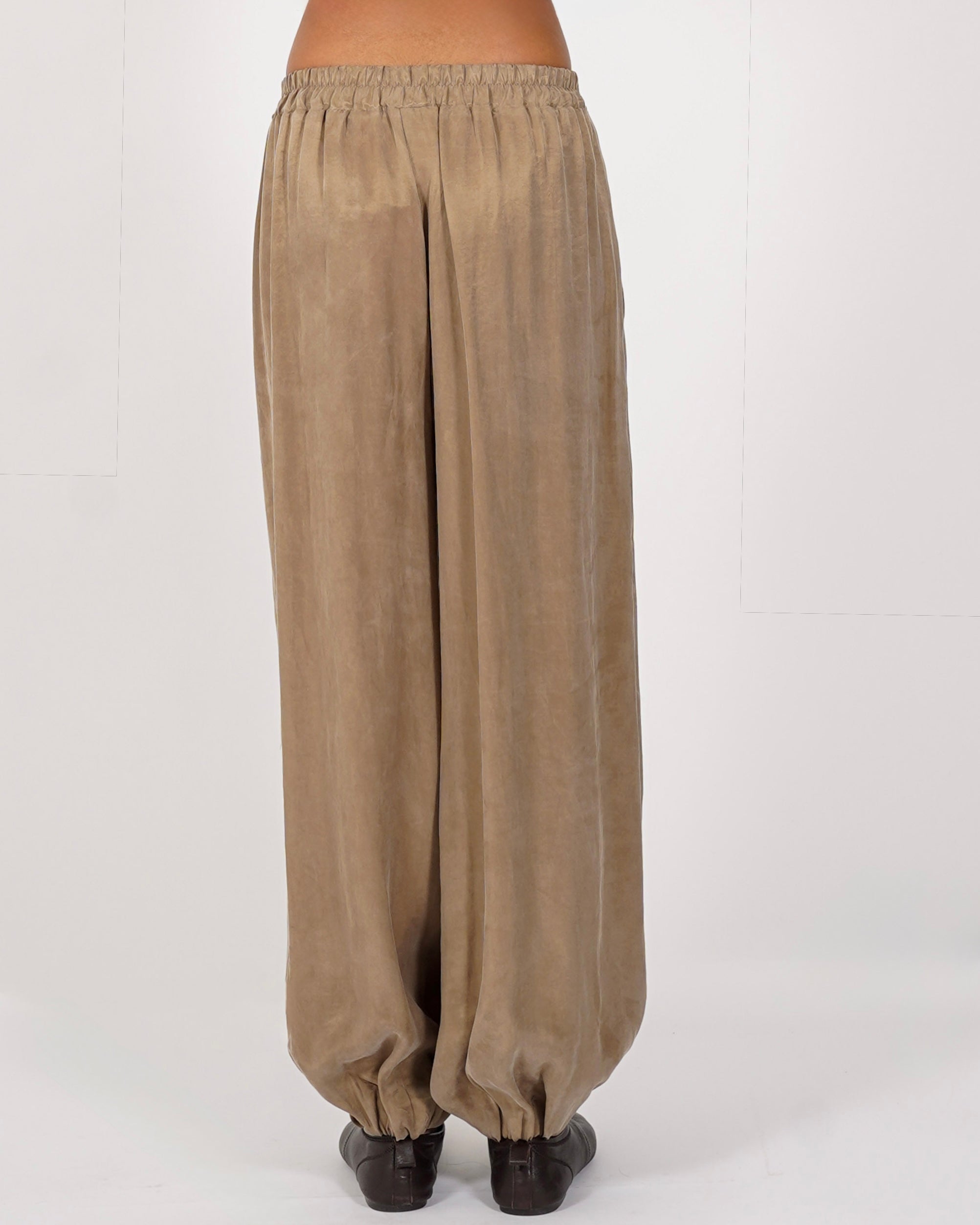 Pantaloni baloon con baschina e tasche - Baraonda