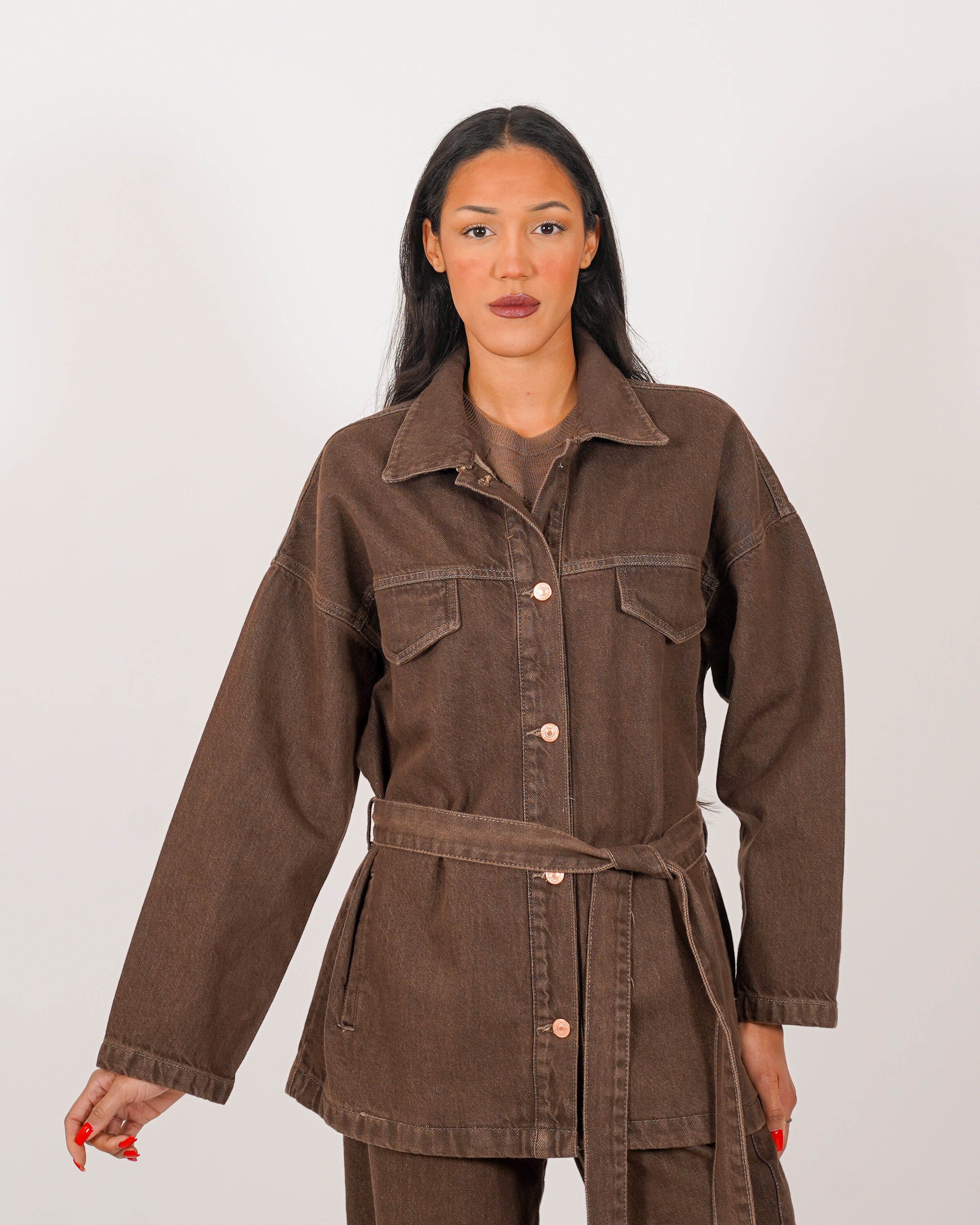 Sariana in tela denim - Oceania