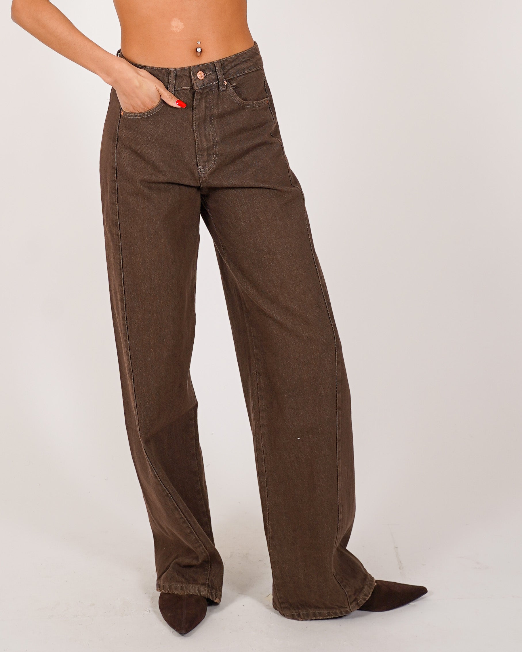 Jeans regular fit in tela denim - Odissea