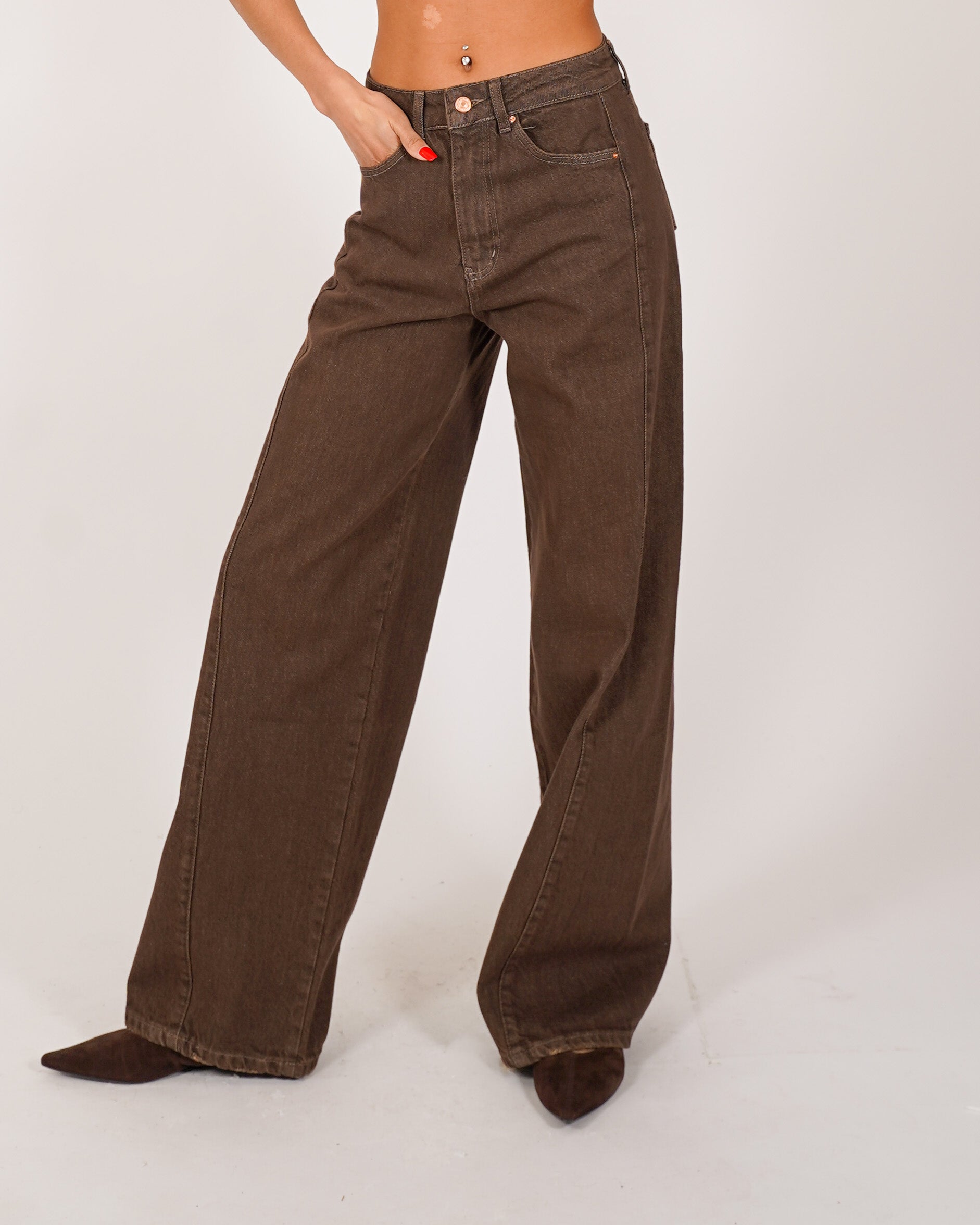 Jeans regular fit in tela denim - Odissea