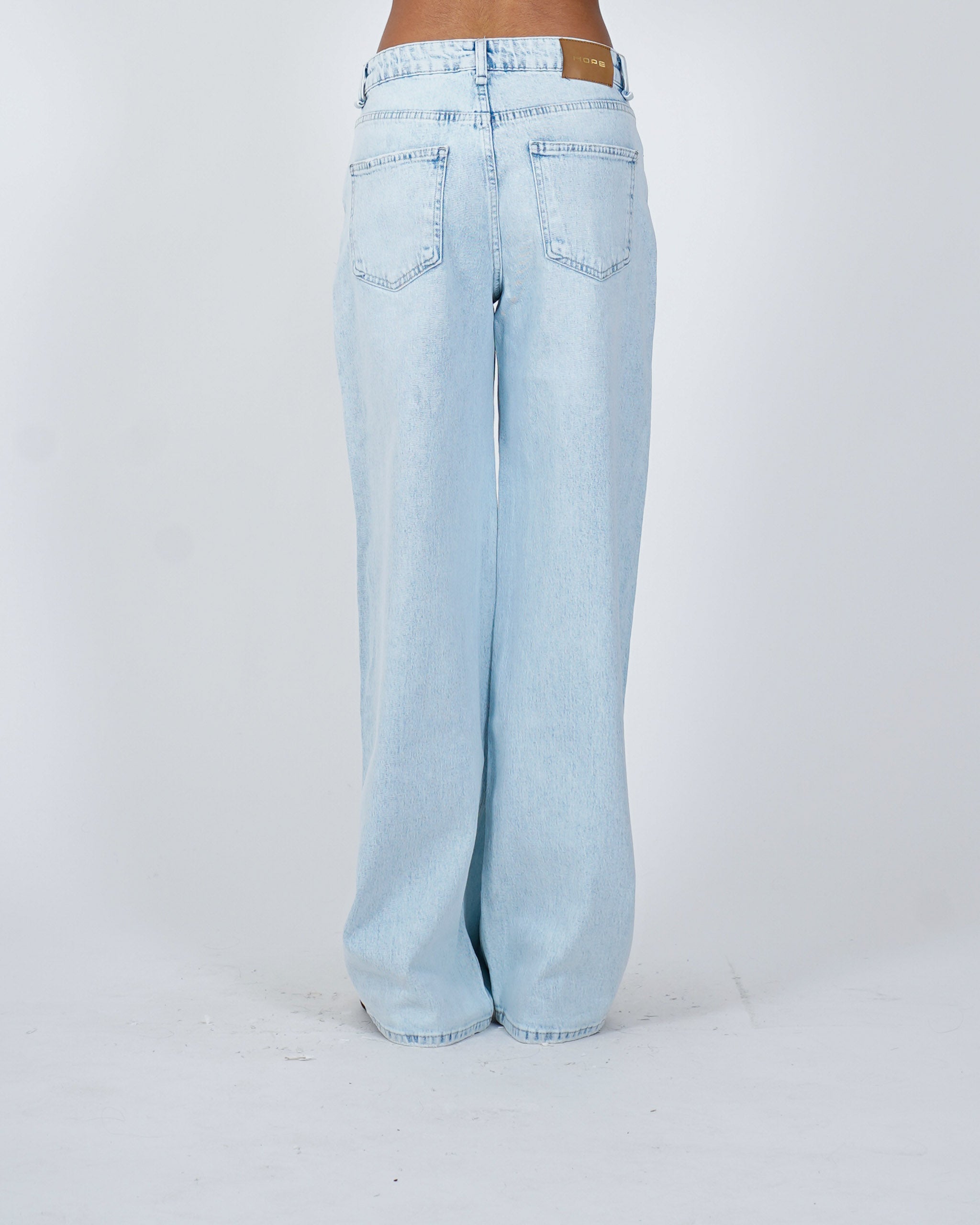 Jeans balloon fit in tela denim - Contenta