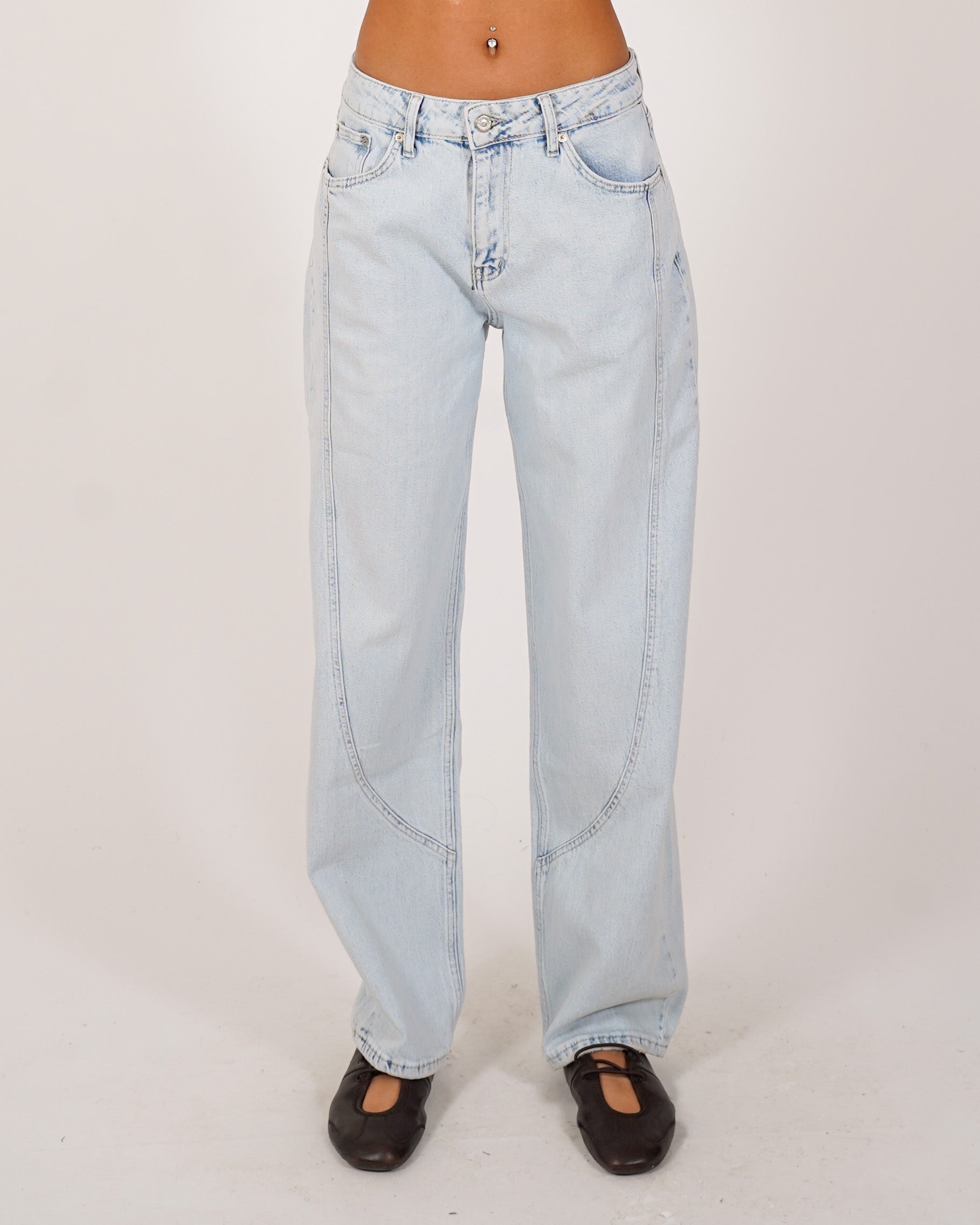 Jeans balloon fit in tela denim - Dubbiosa