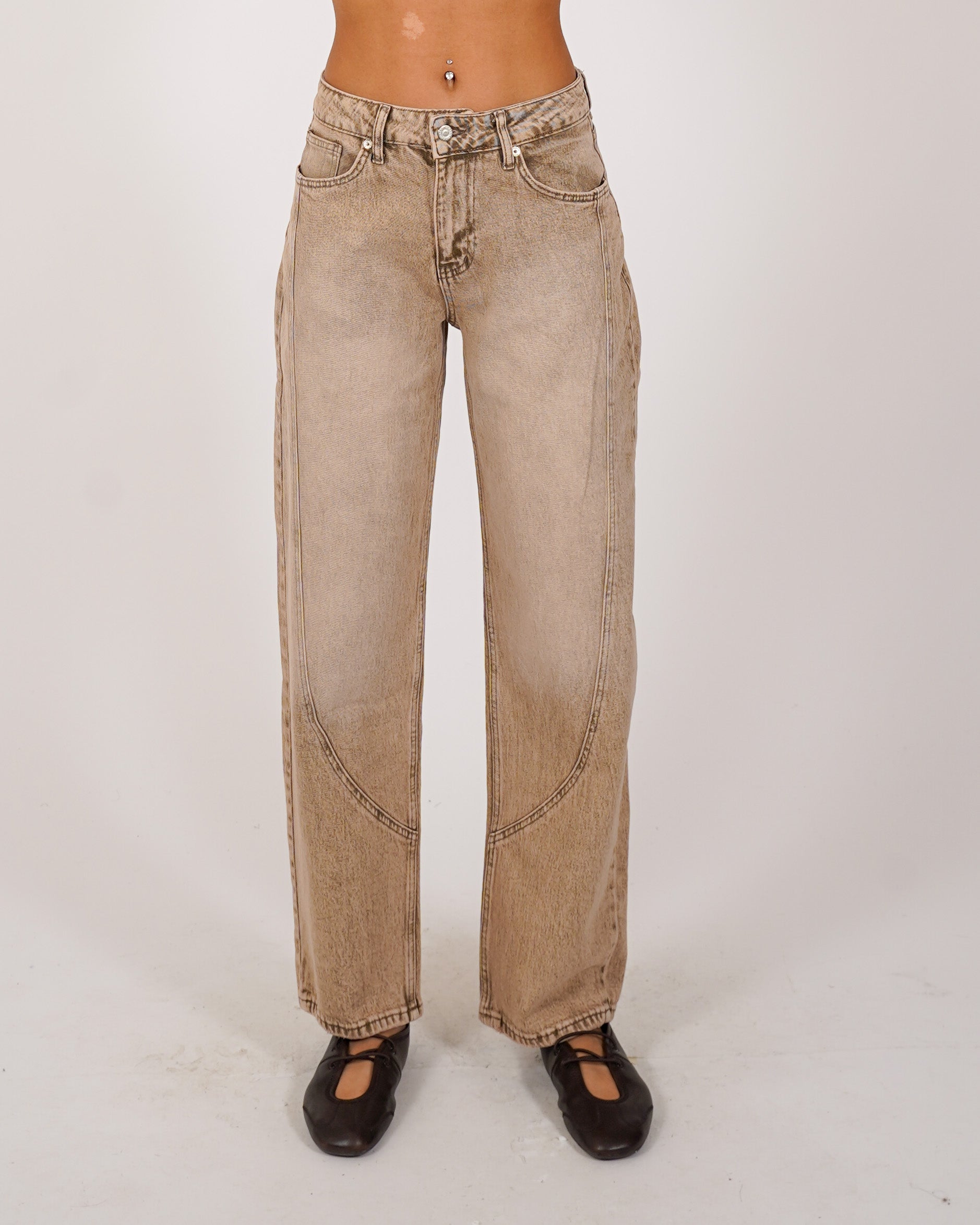 Jeans balloon fit in tela denim - Fatale