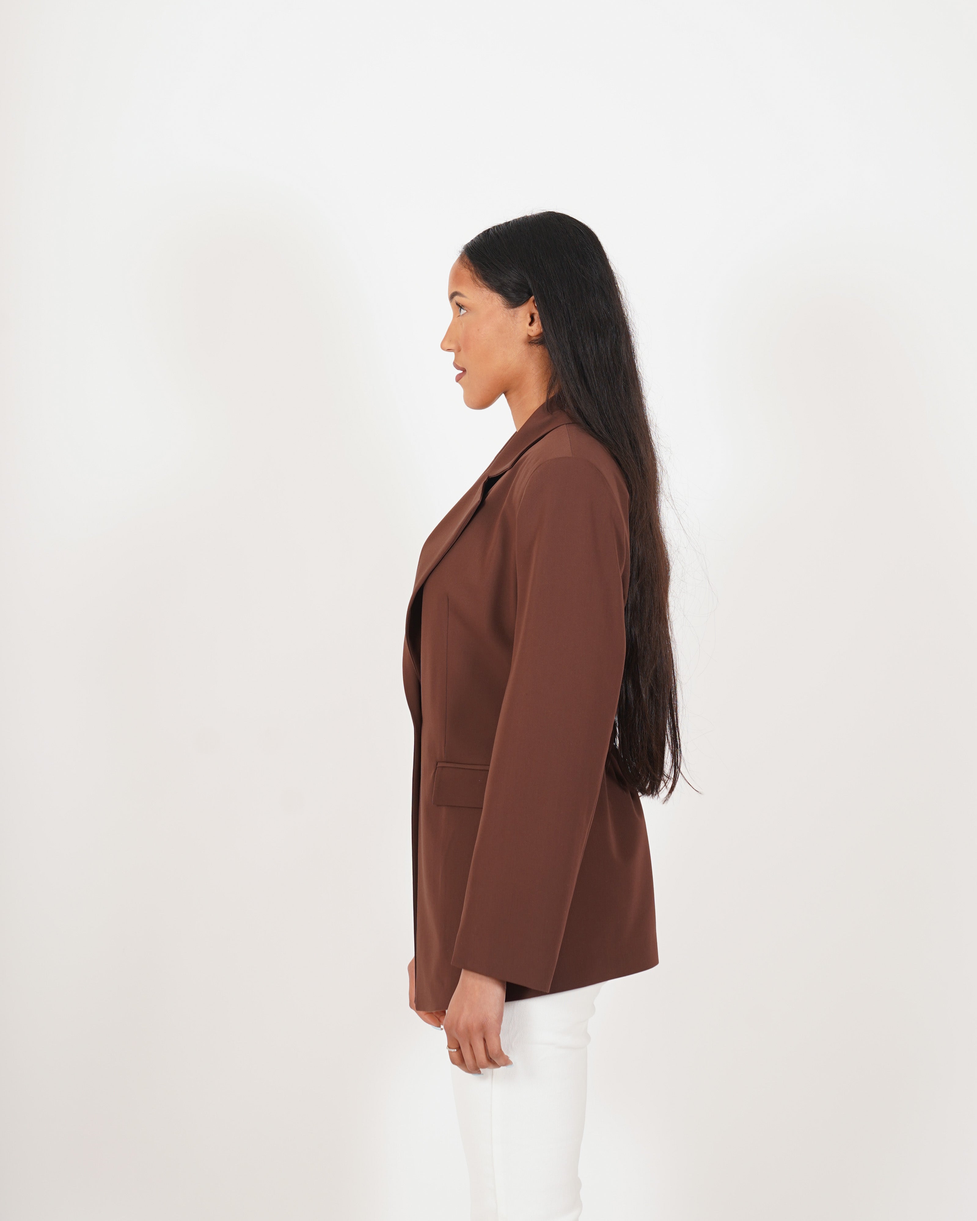 Giacca monopetto con dettaglio sul retro - Vokova