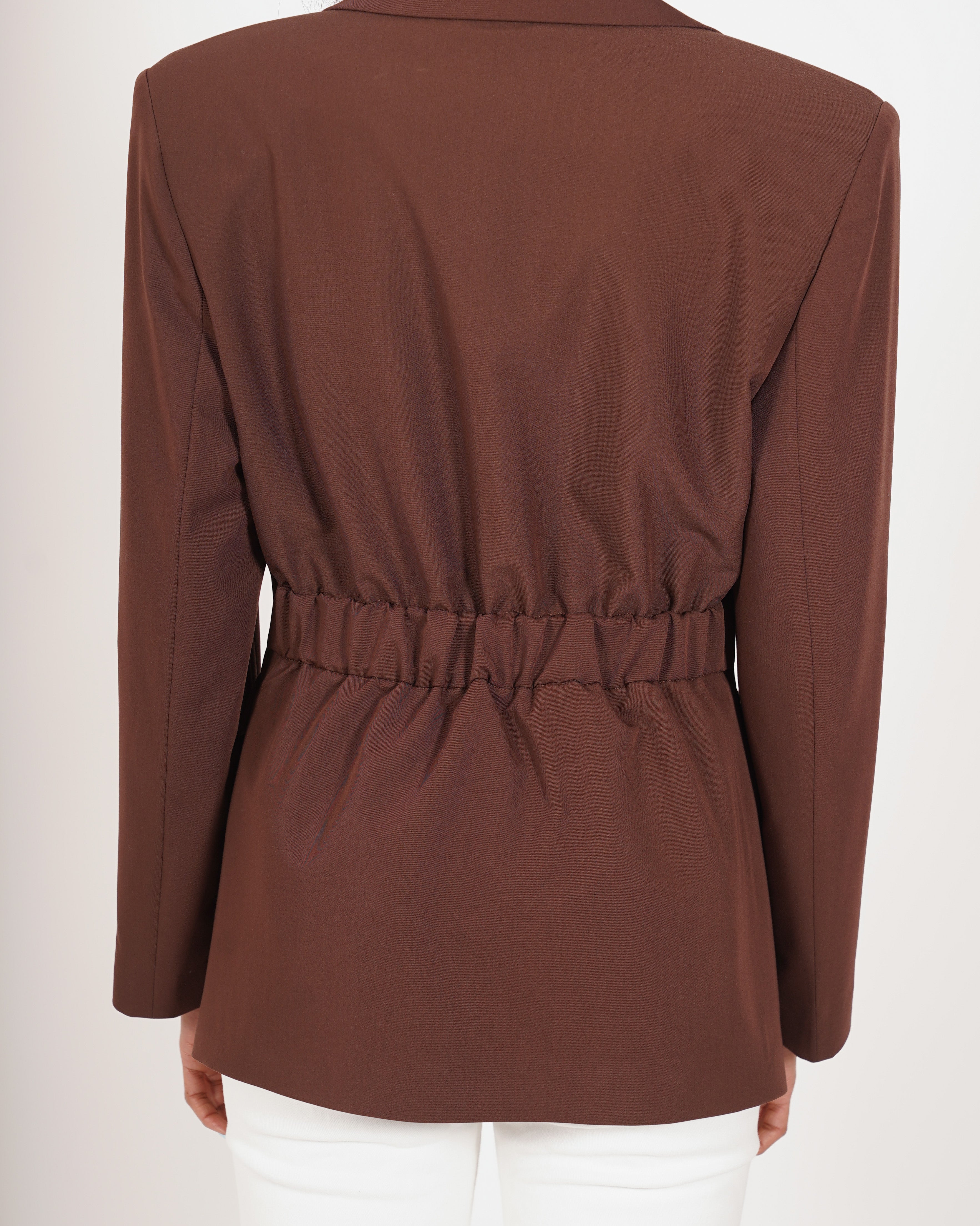 Giacca monopetto con dettaglio sul retro - Vokova