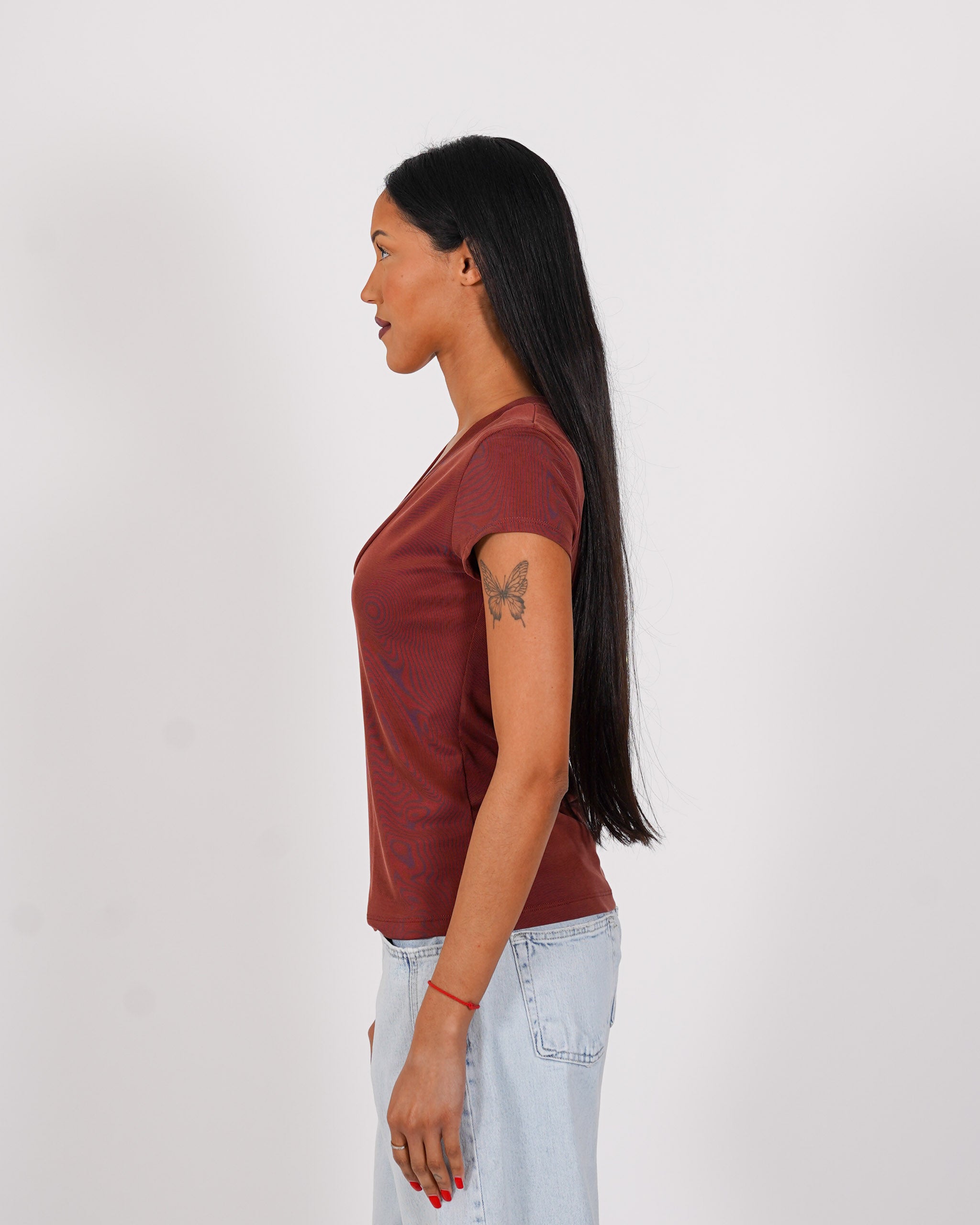 Shirt scollo a v regular fit - Danica