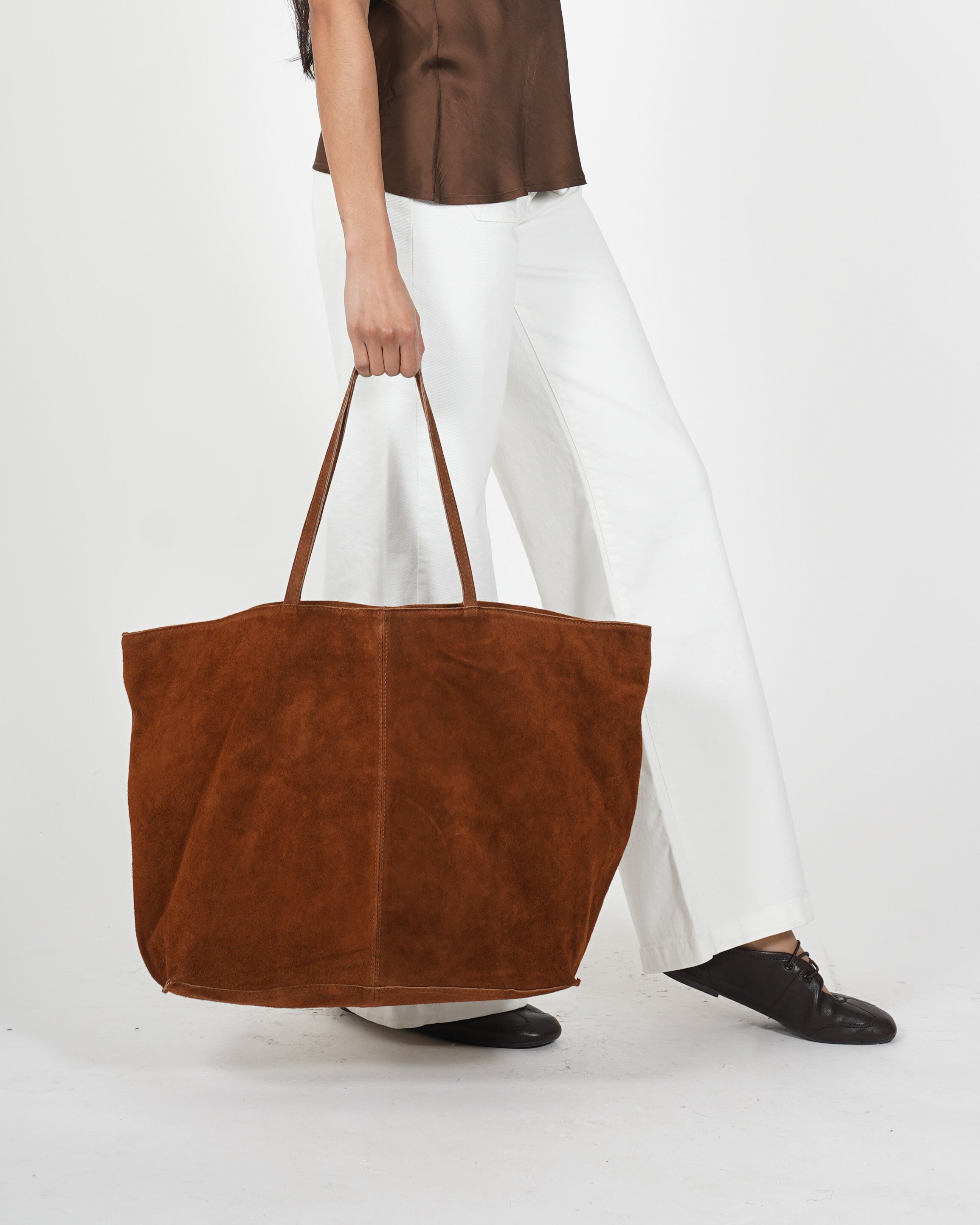 Big bag in crosta vintage - Xaba