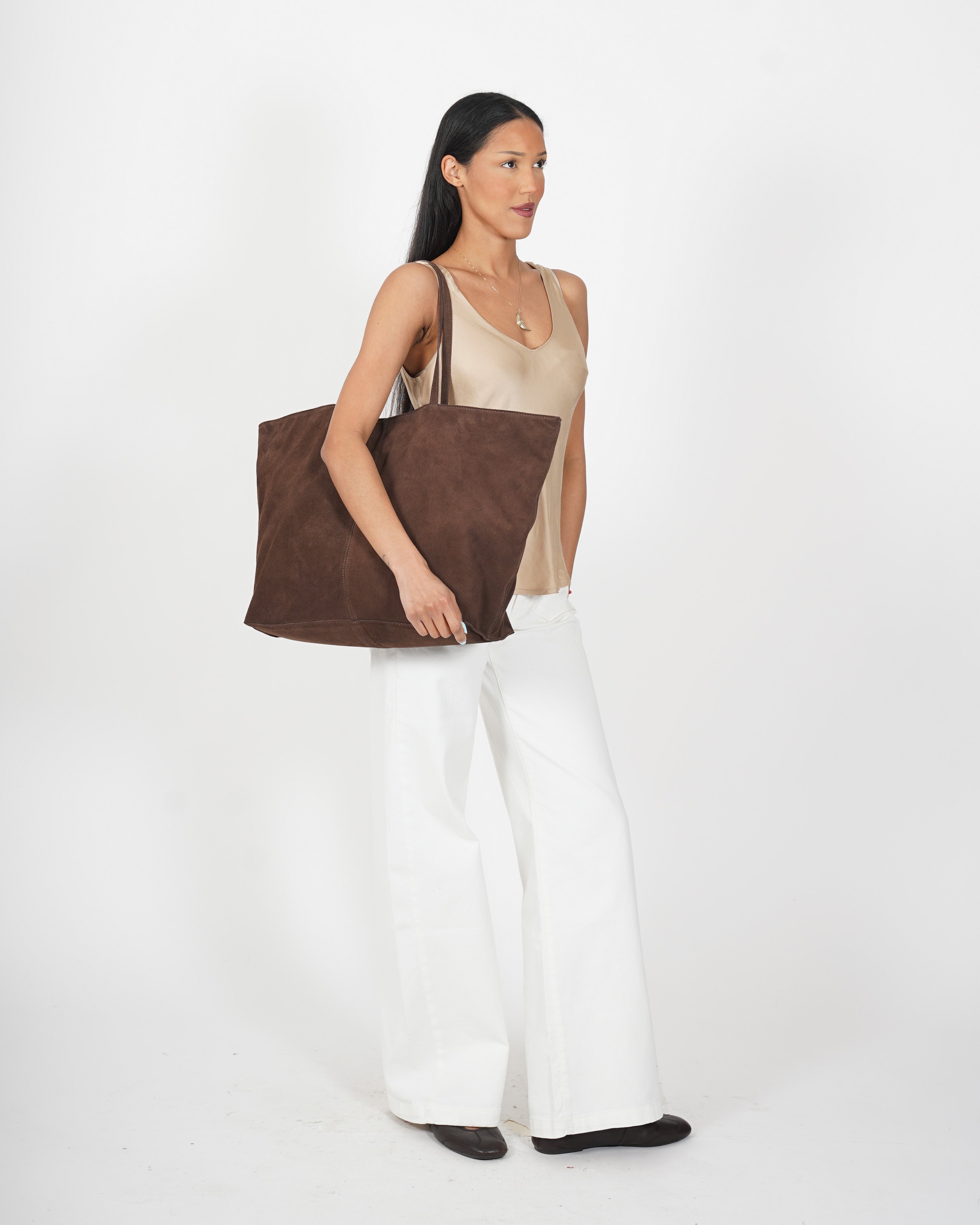 Big bag in crosta vintage - Xaba