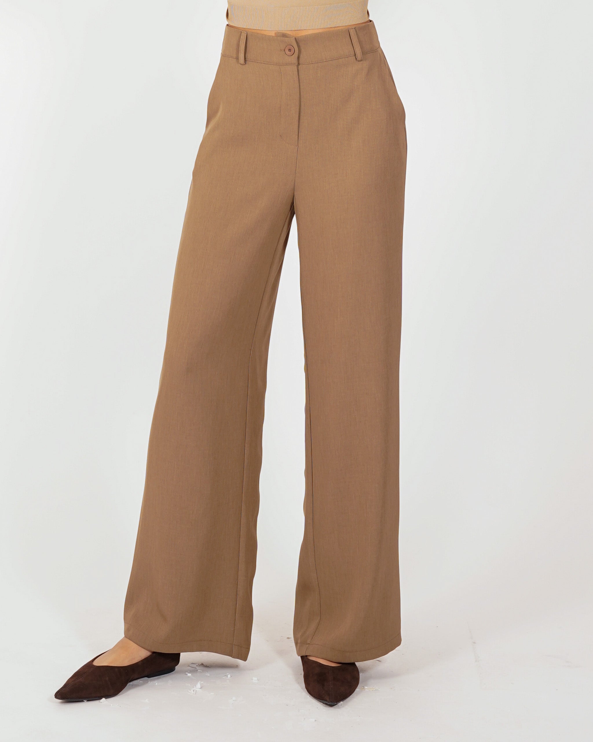 Pantaloni regular in ecofibra - Sandra