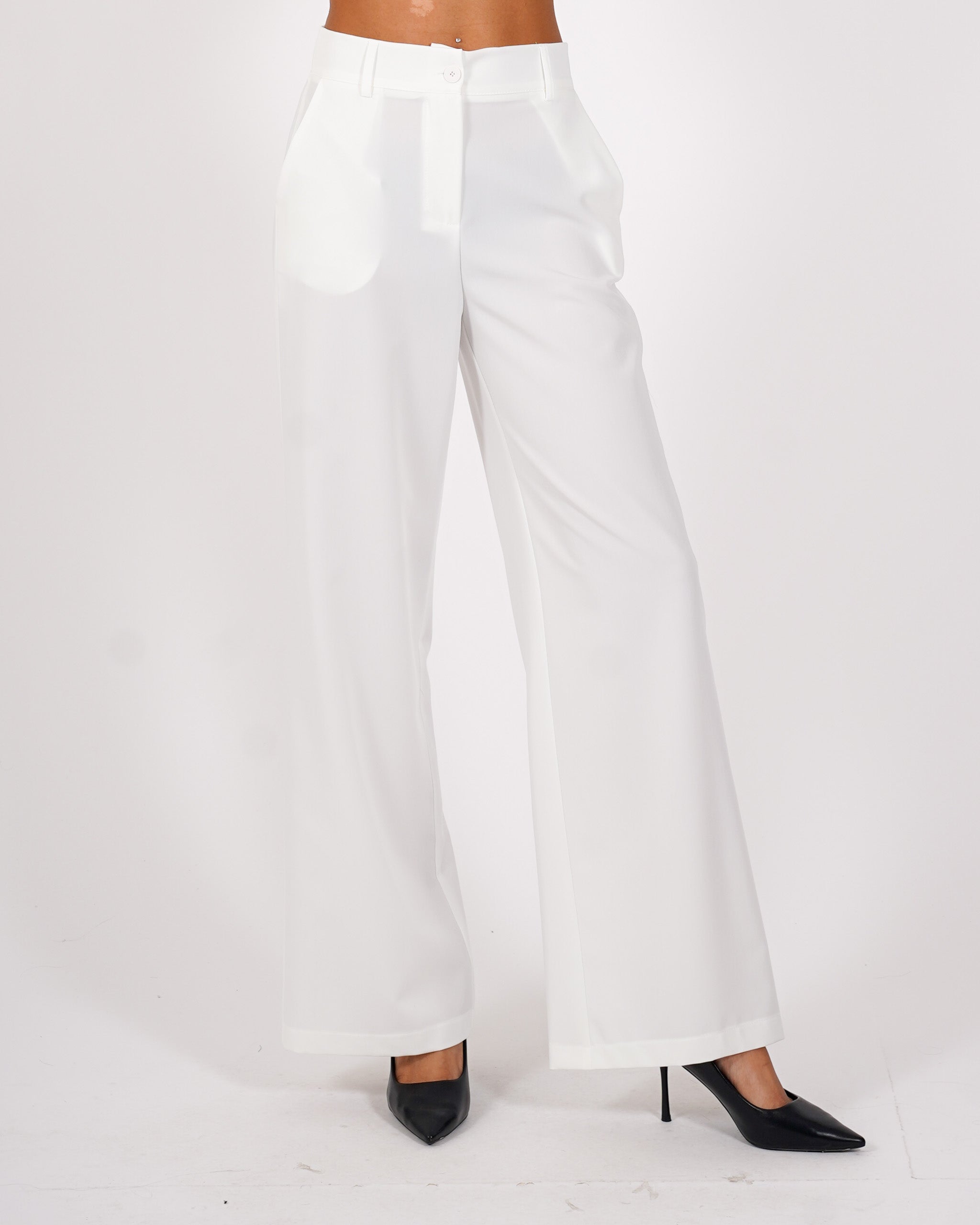 Pantaloni palazzo vita alta - Sandra