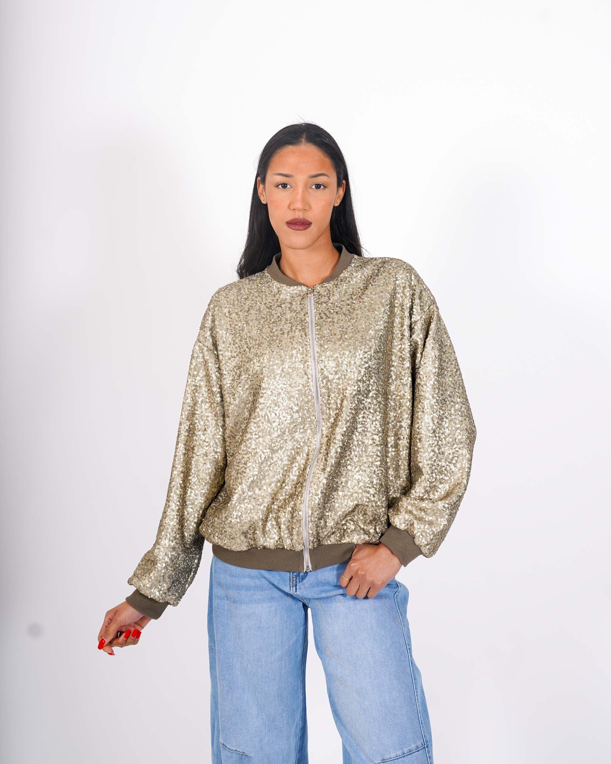 Bomber over full paillettes - Velata