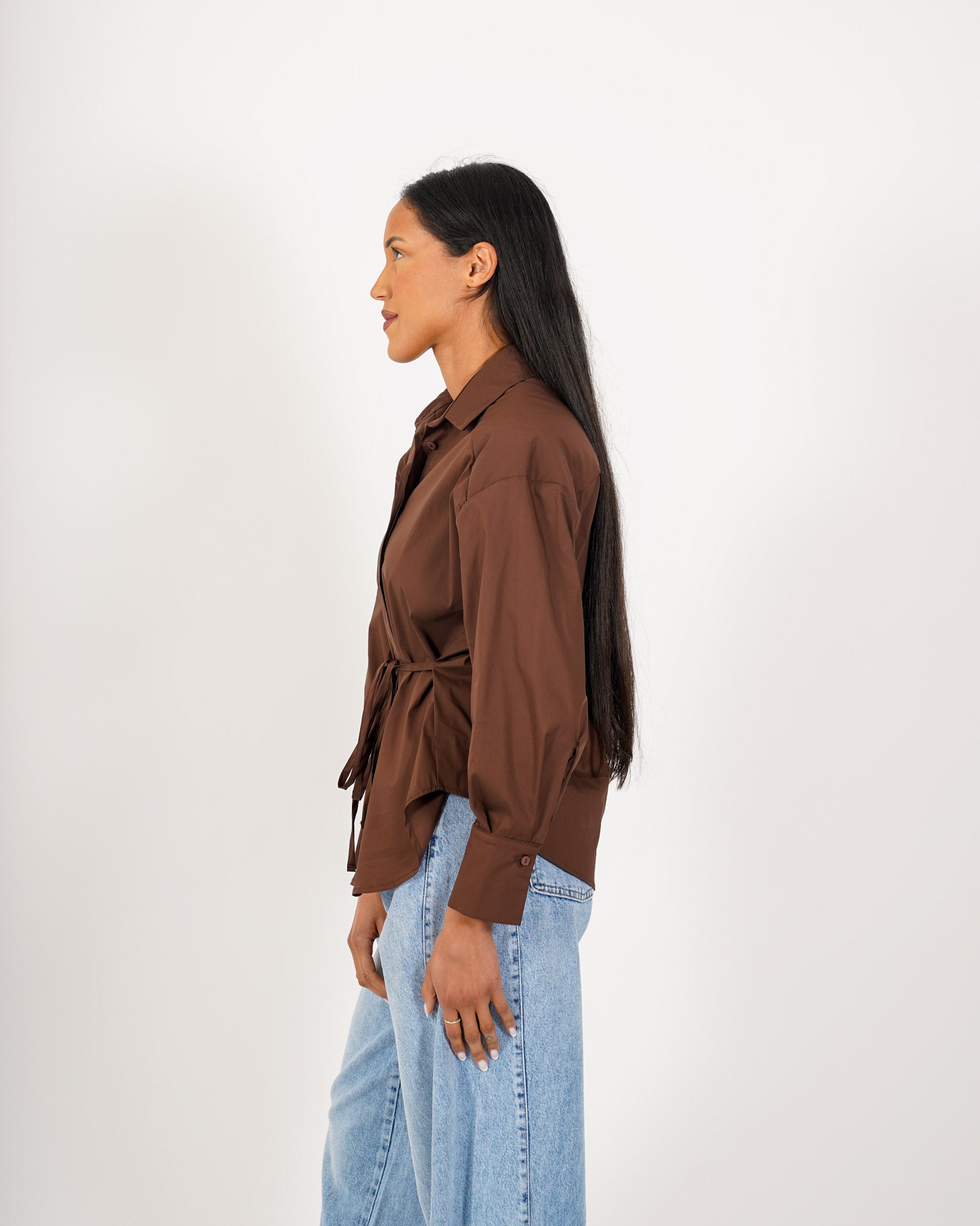 Camicia con coulisse in cotone - Multipla