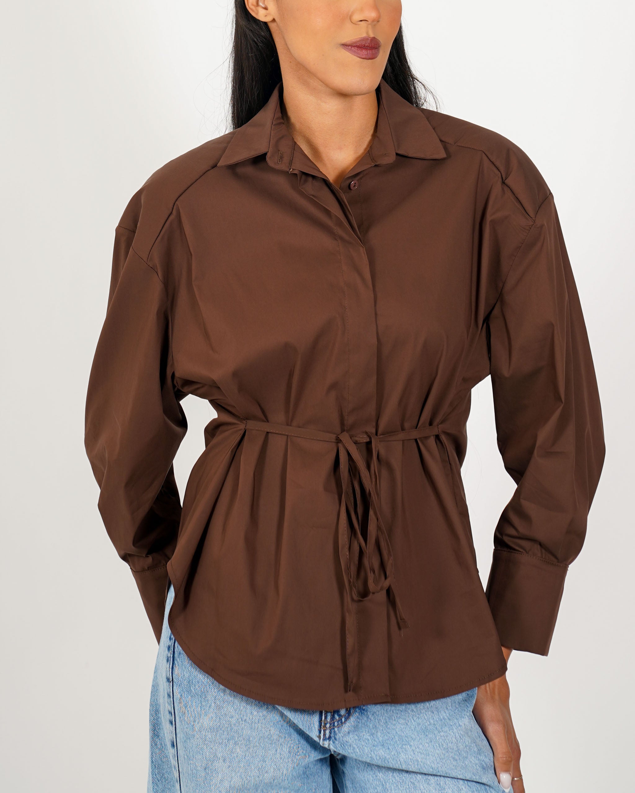 Camicia con coulisse in cotone - Multipla