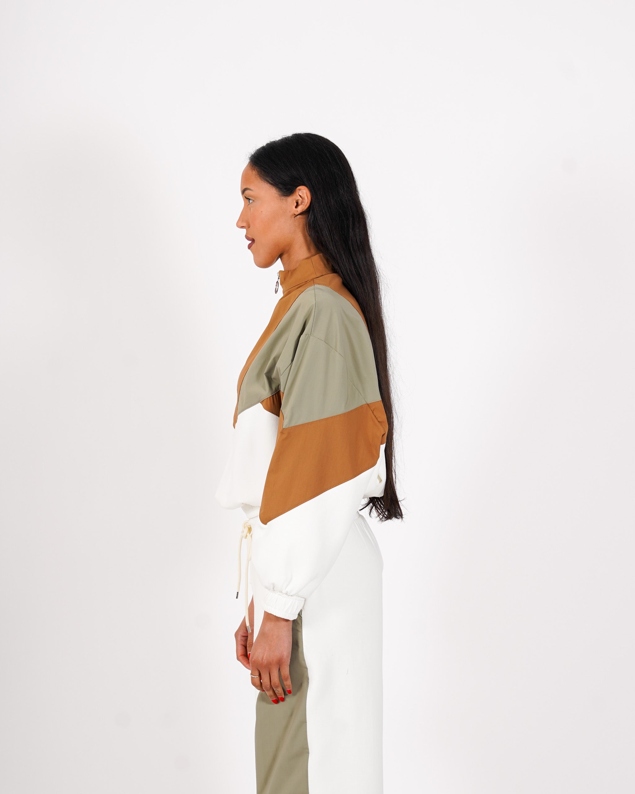 Felpa con zip multicolor - Osiride