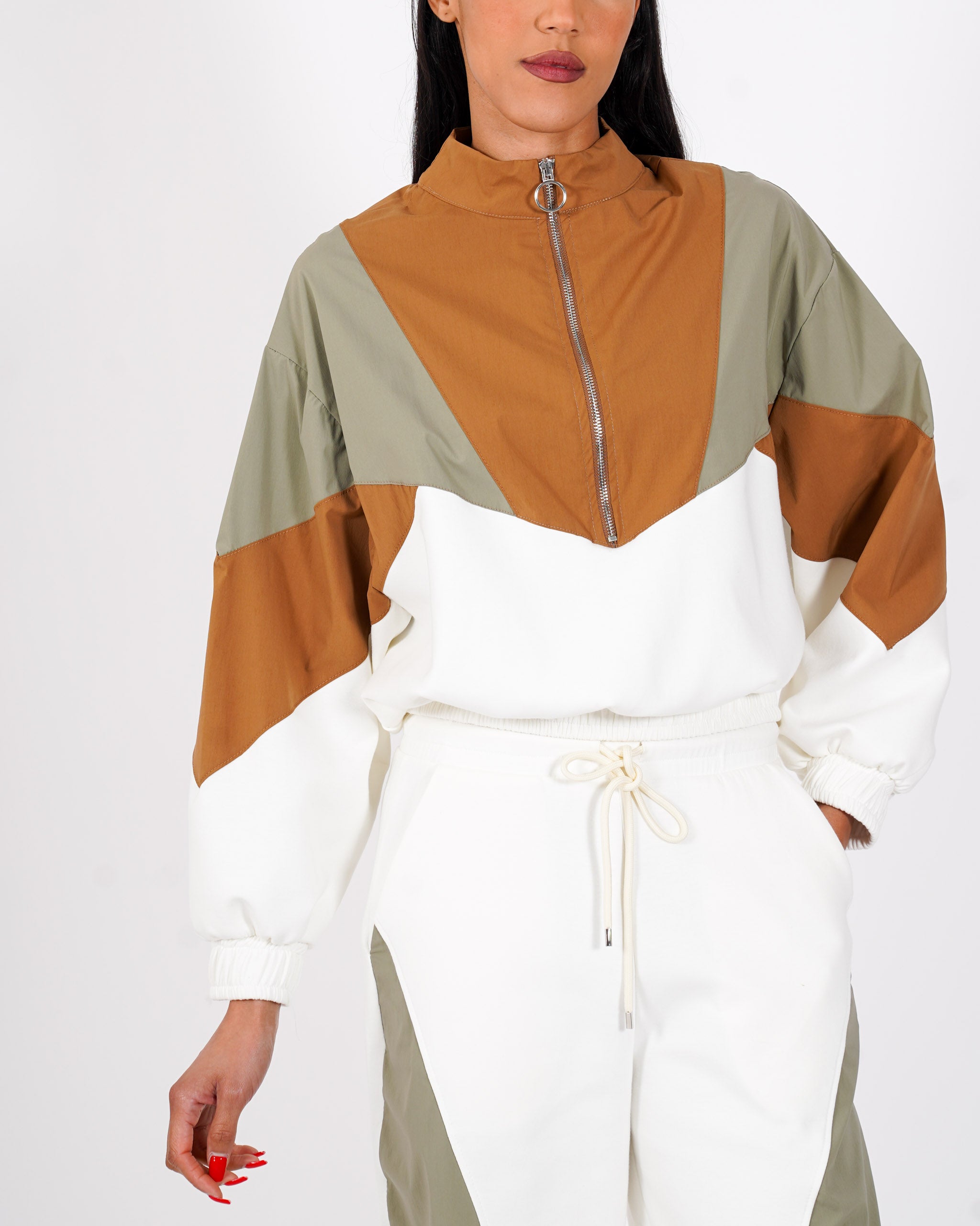 Felpa con zip multicolor - Osiride