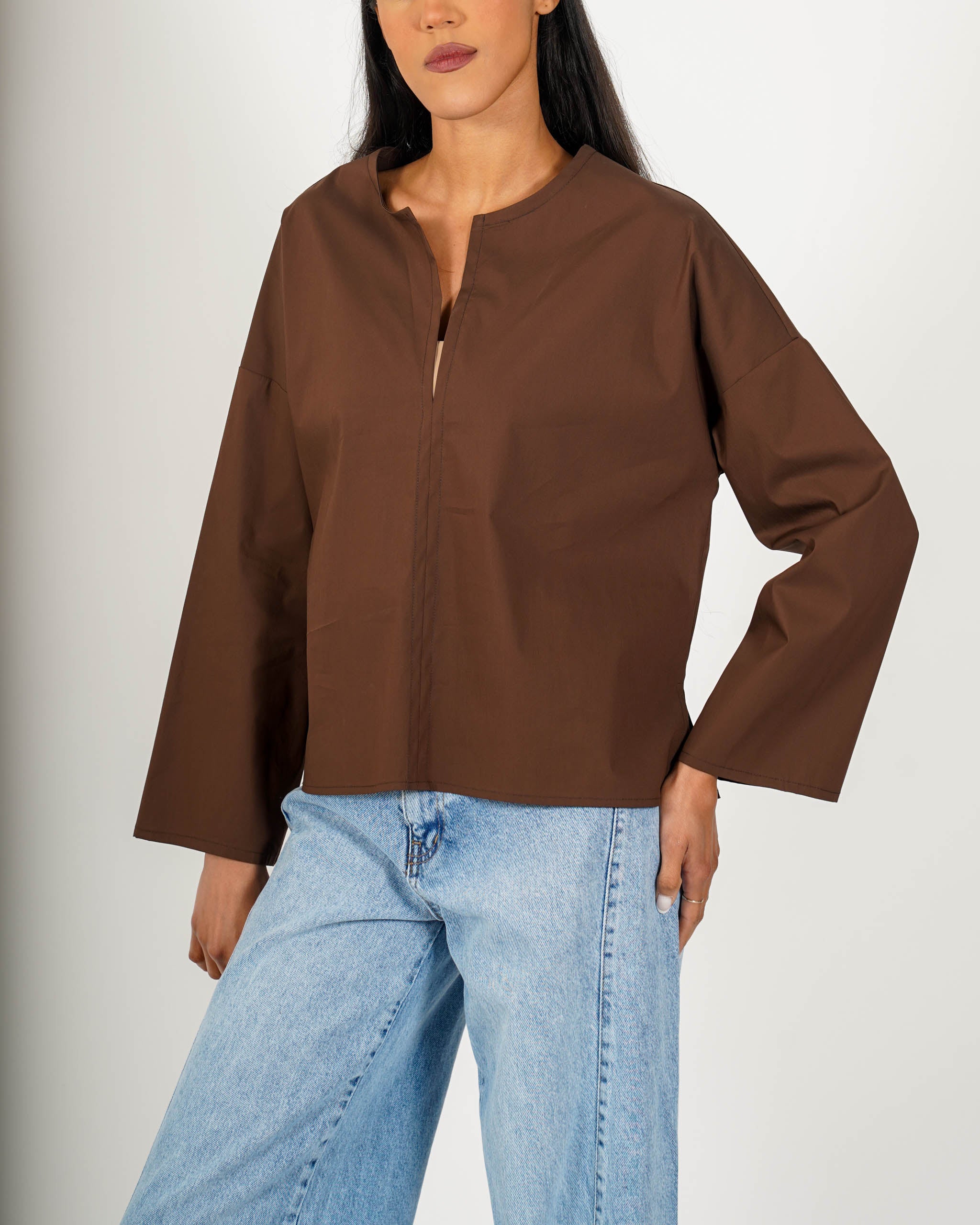 Camicia regular fit in cotone - Aquilina
