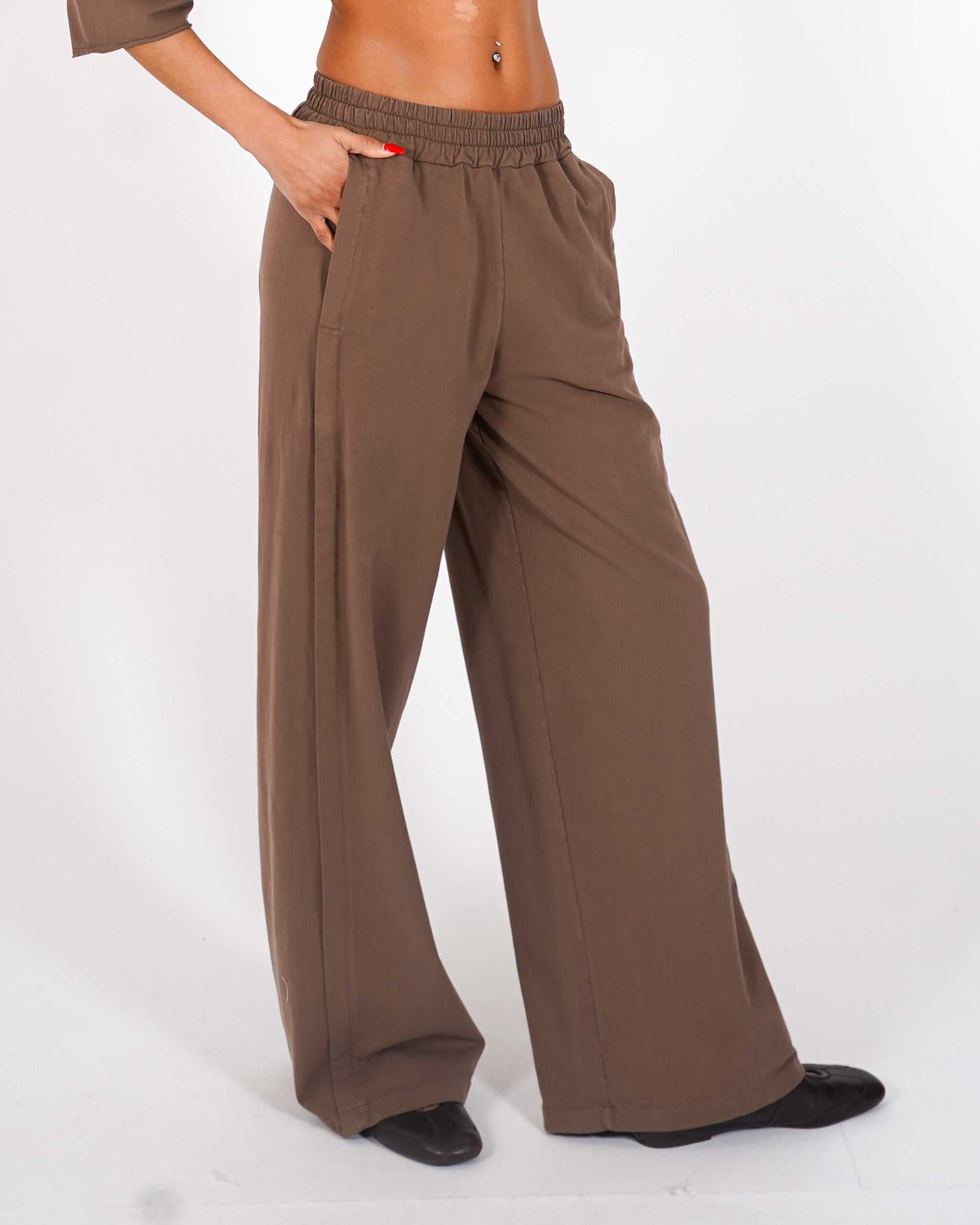 Pantaloni felpa con elastico - Panacea