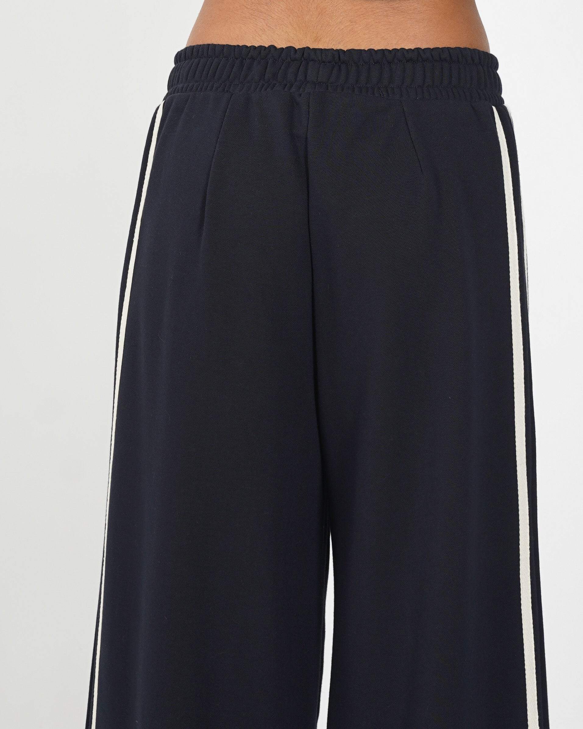 Pantaloni felpa con elastico e coulisse - Annapaola