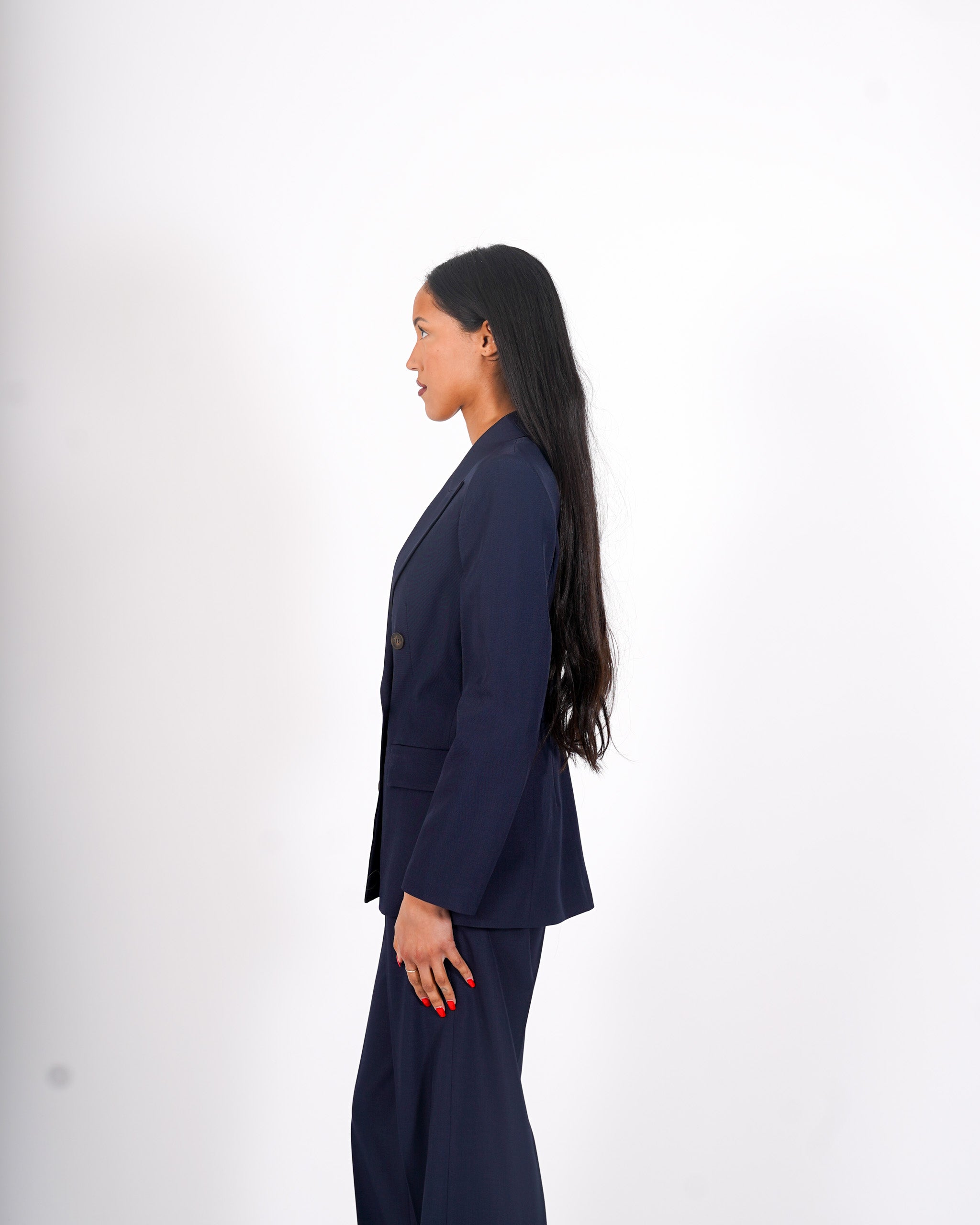 Giacca doppio petto con sei bottoni in ecofibra - Tiffany